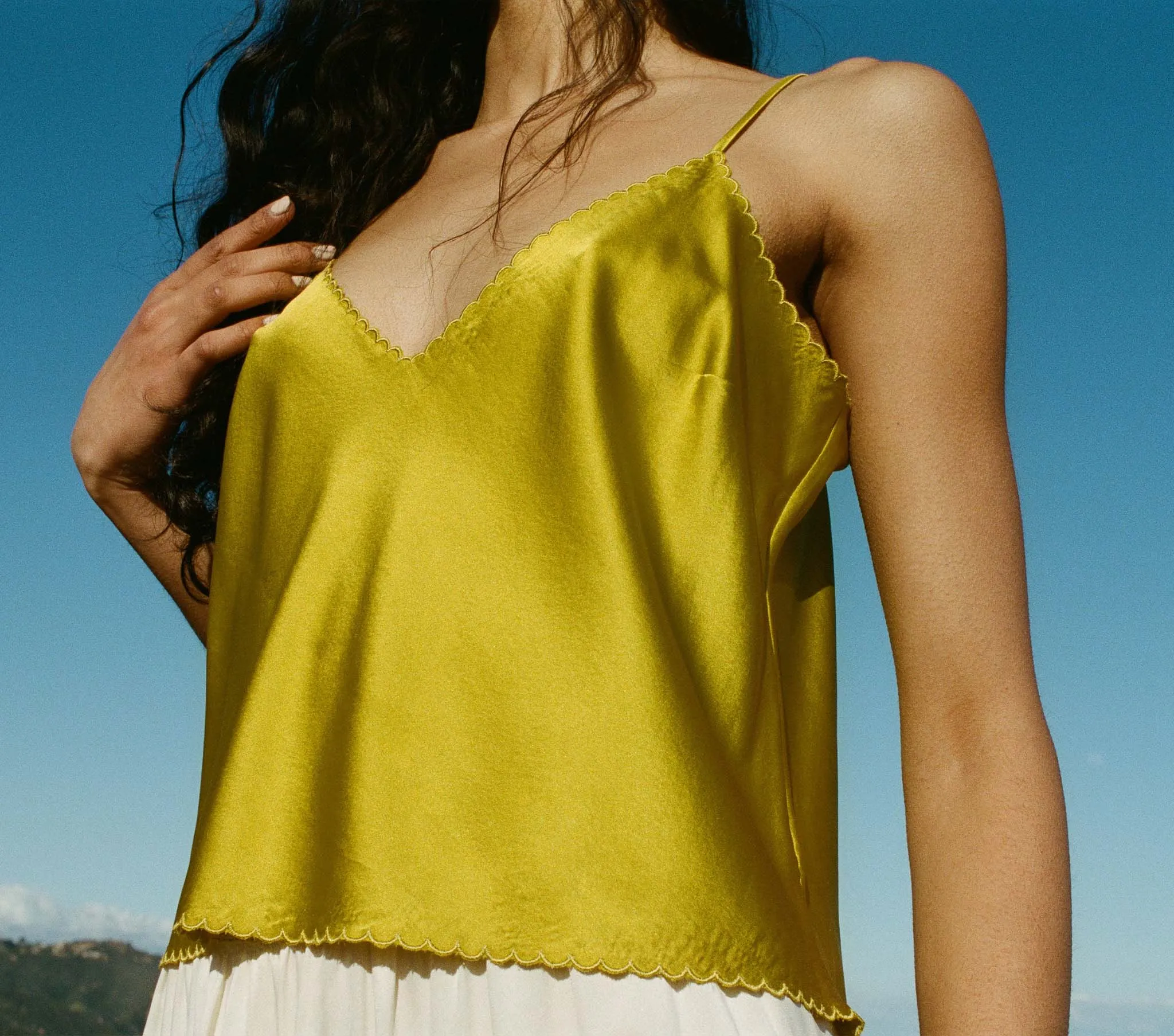 HMD -- EFFIE CAMI -- MOSS sold by Doen product image thumbnail 2