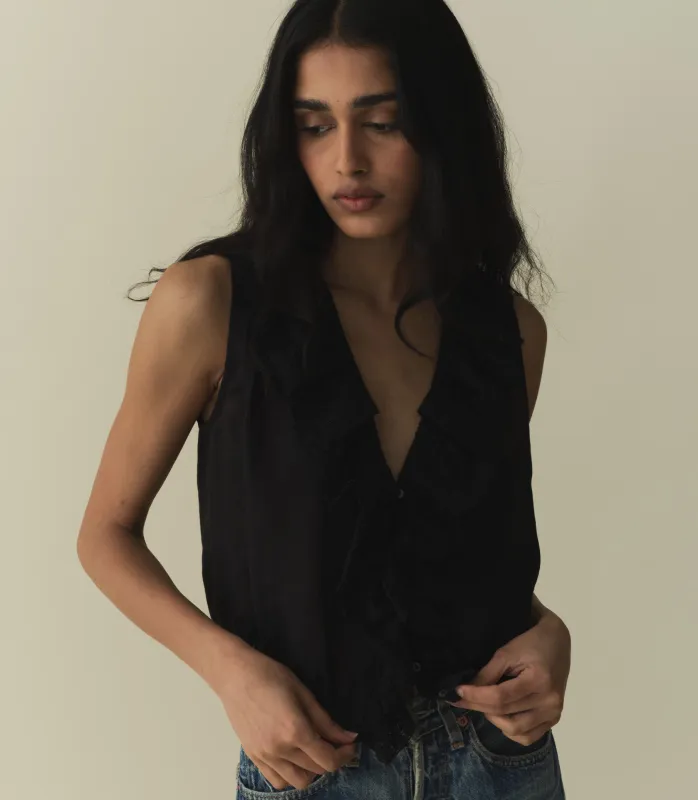 HMD -- HALETTE TOP -- BLACK sold by Doen