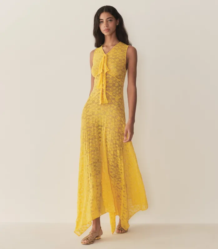 ANGELINE DRESS -- CITRUS sold by Doen