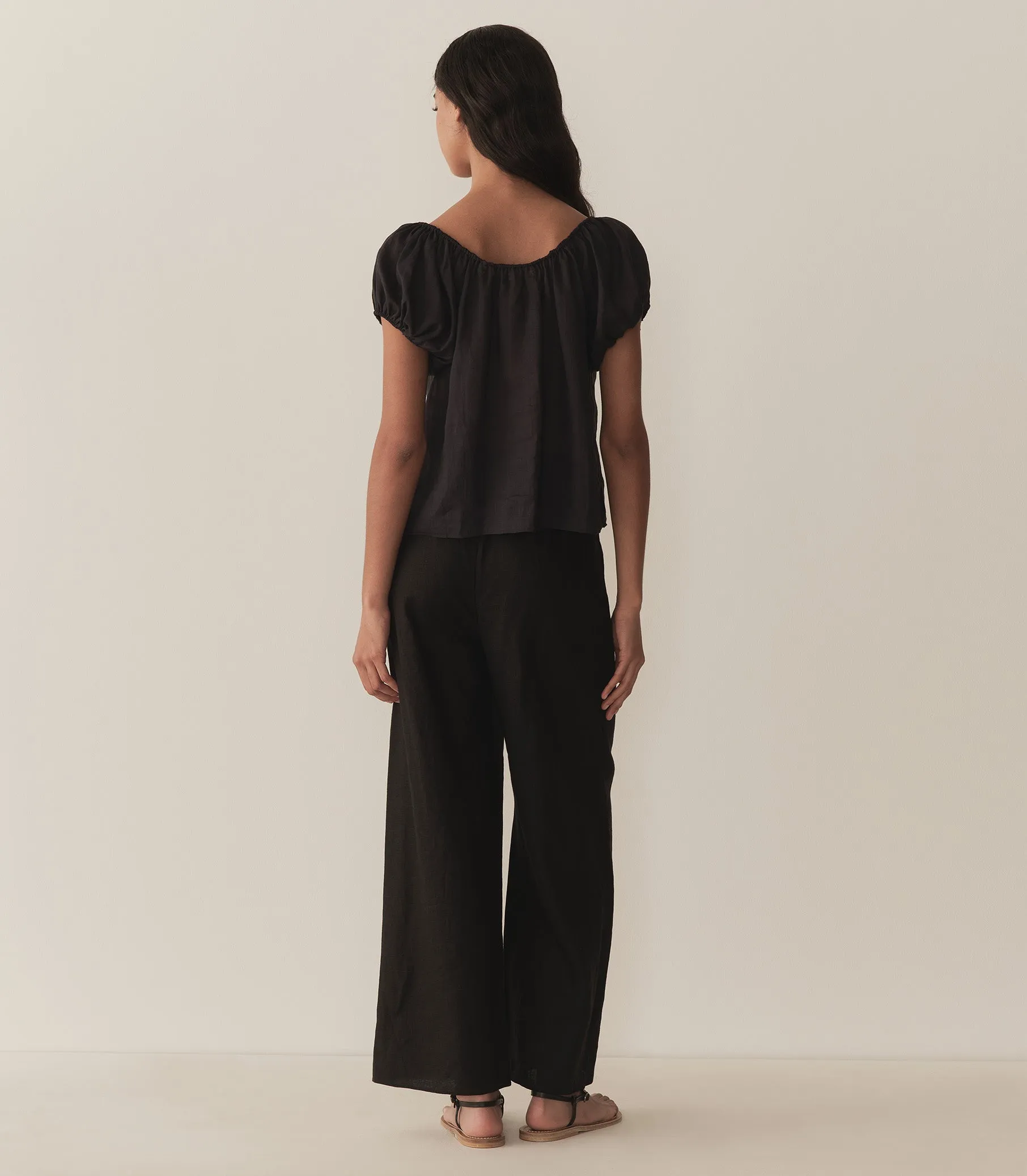 SOLINA TOP -- BLACK sold by Doen product image thumbnail 4