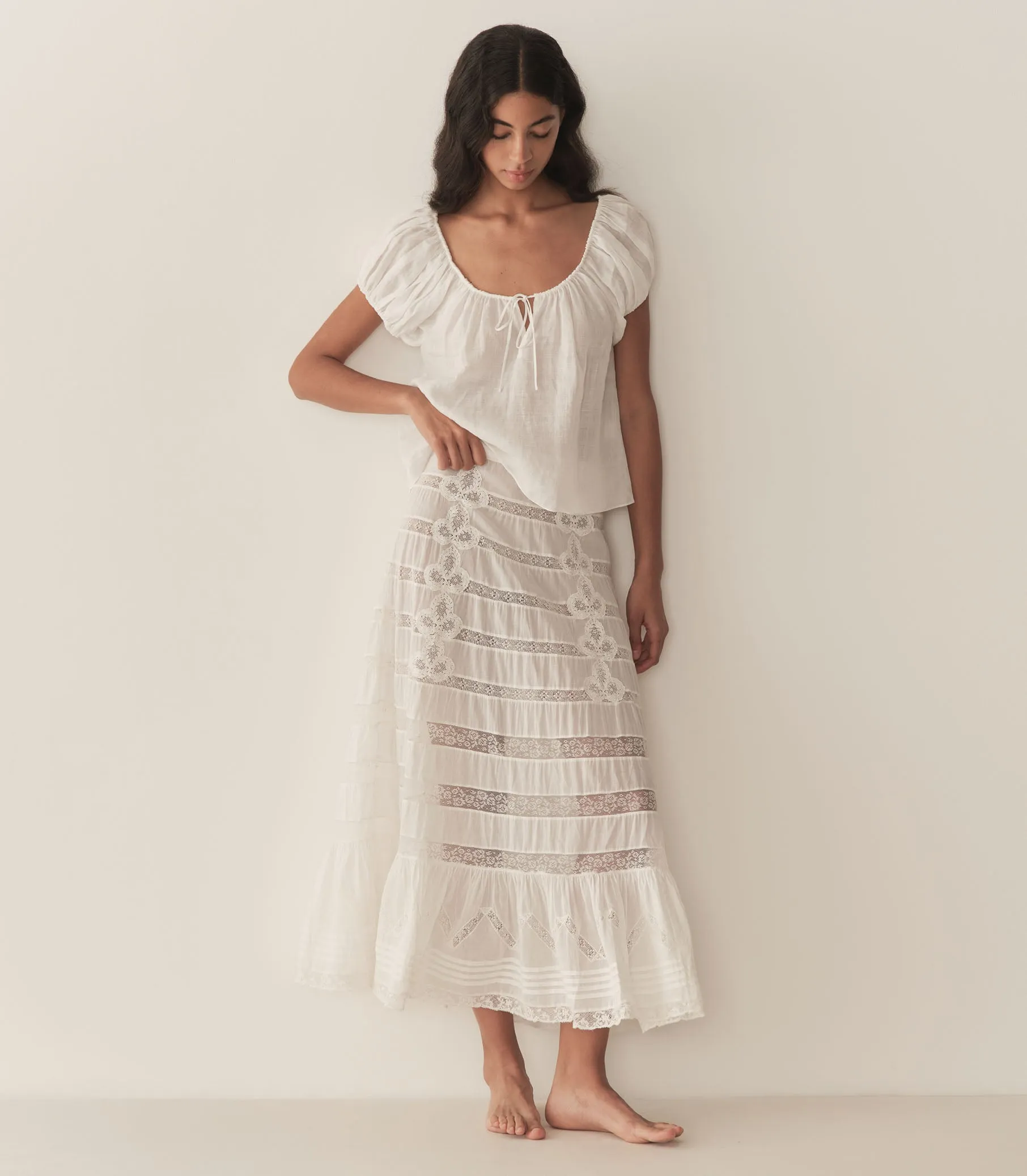 SOLINA TOP -- SALT sold by Doen product image thumbnail 3