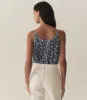 NALINA TOP -- BLEU SOLEIL FLEURIT sold by Doen