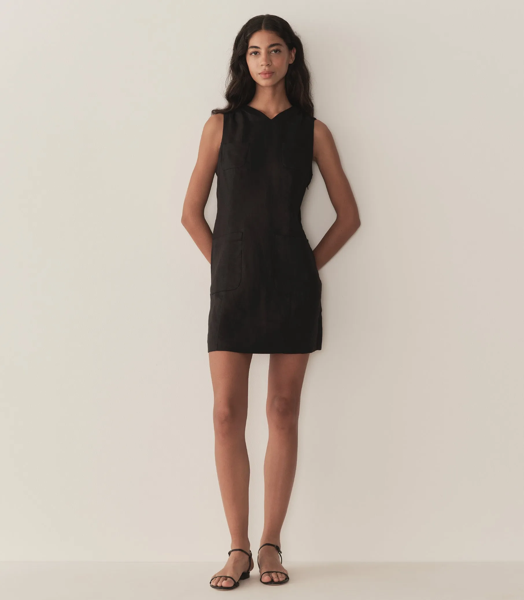 BENNETTE DRESS -- BLACK sold by Doen product image thumbnail 3