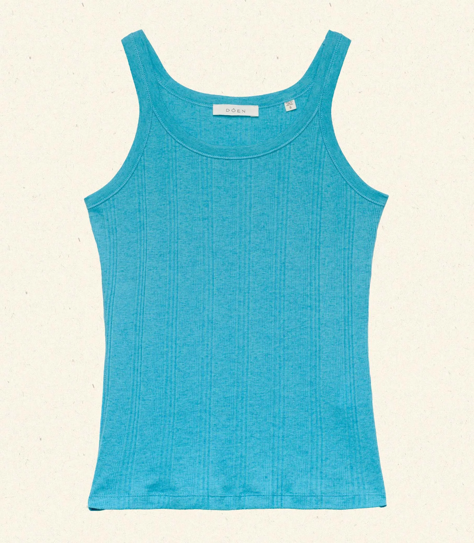 SEINE CASHMERE TANK -- MEDITERRANEAN SEA sold by Doen product image thumbnail 4