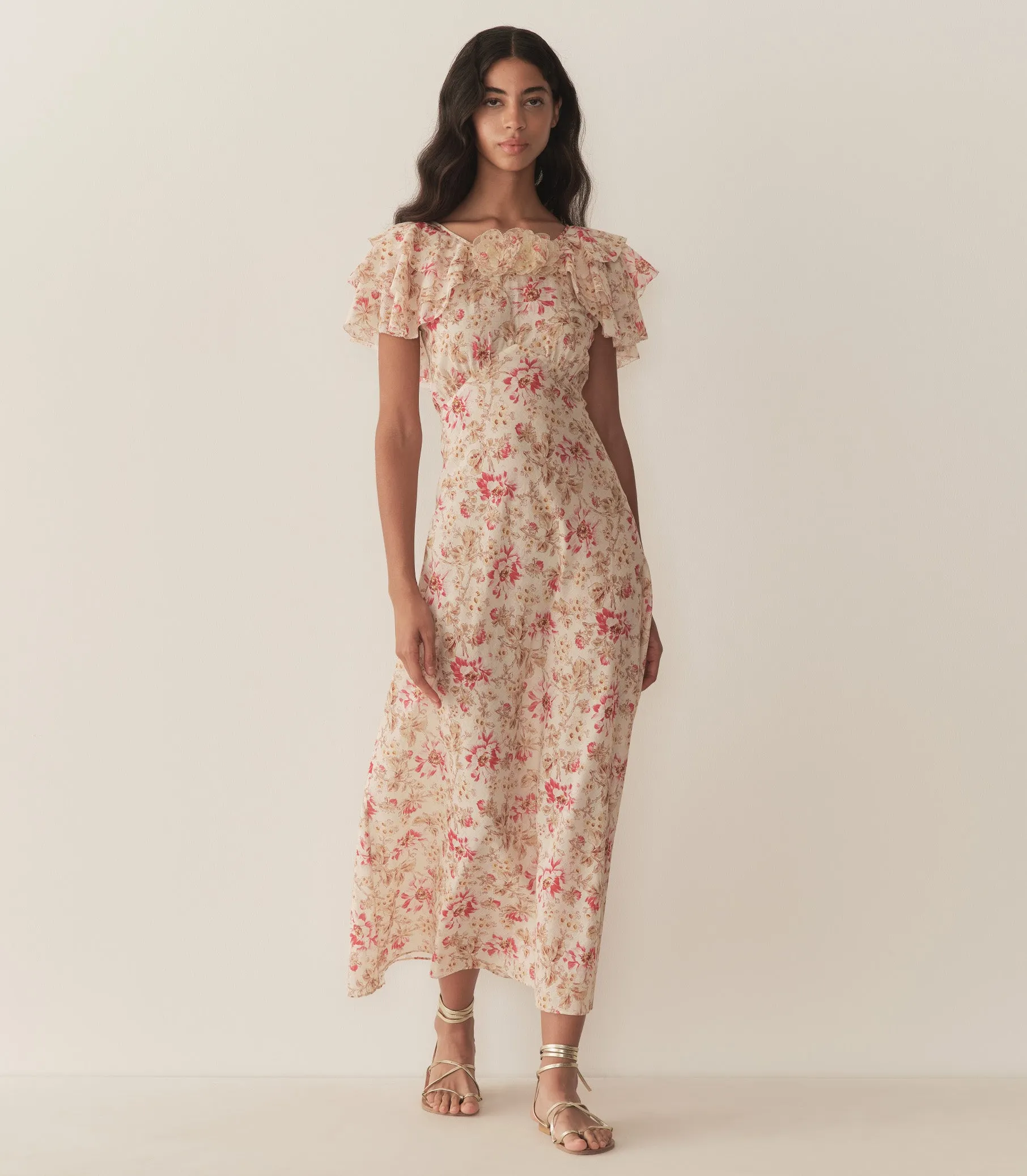 NEVARA DRESS -- FLEURS DE PROVENCE sold by Doen