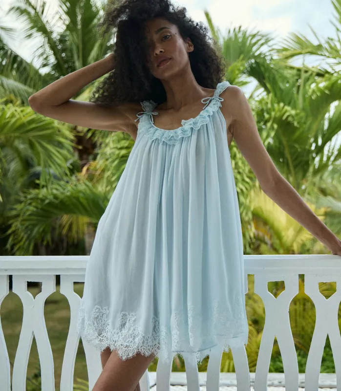 CECILIA DRESS -- ALICE BLUE sold by Doen