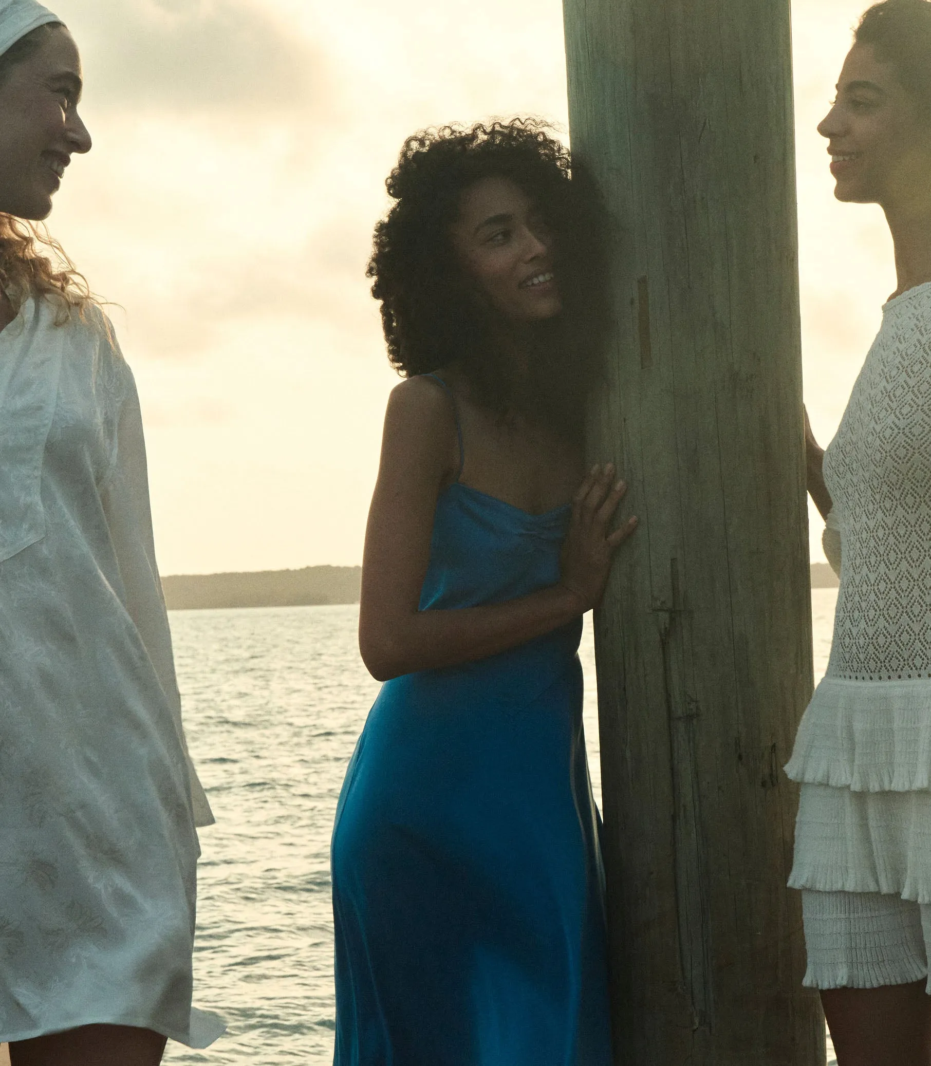 LORRAINE DRESS -- BLUE TOURMALINE sold by Doen product image thumbnail 3