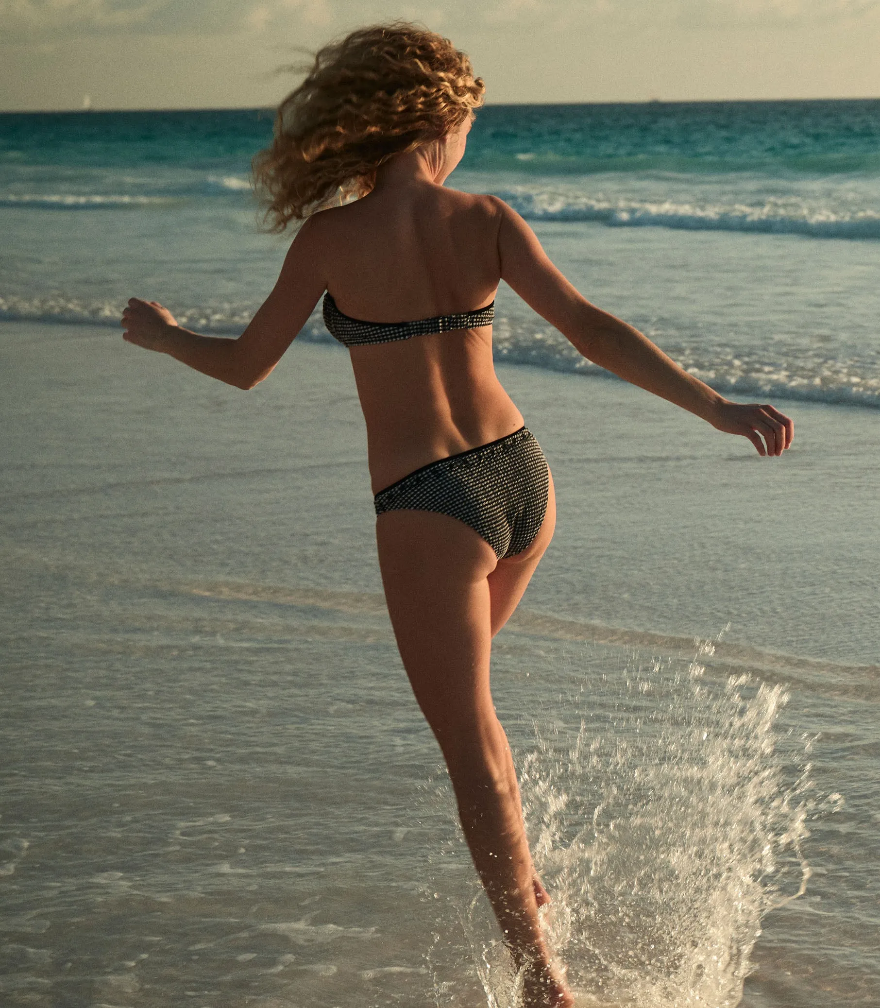 AZURA BIKINI BOTTOM -- LA MADDALENA GINGHAM sold by Doen product image thumbnail 3