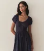 QUINN DRESS -- ADRIATIC EYELET sold by Doen