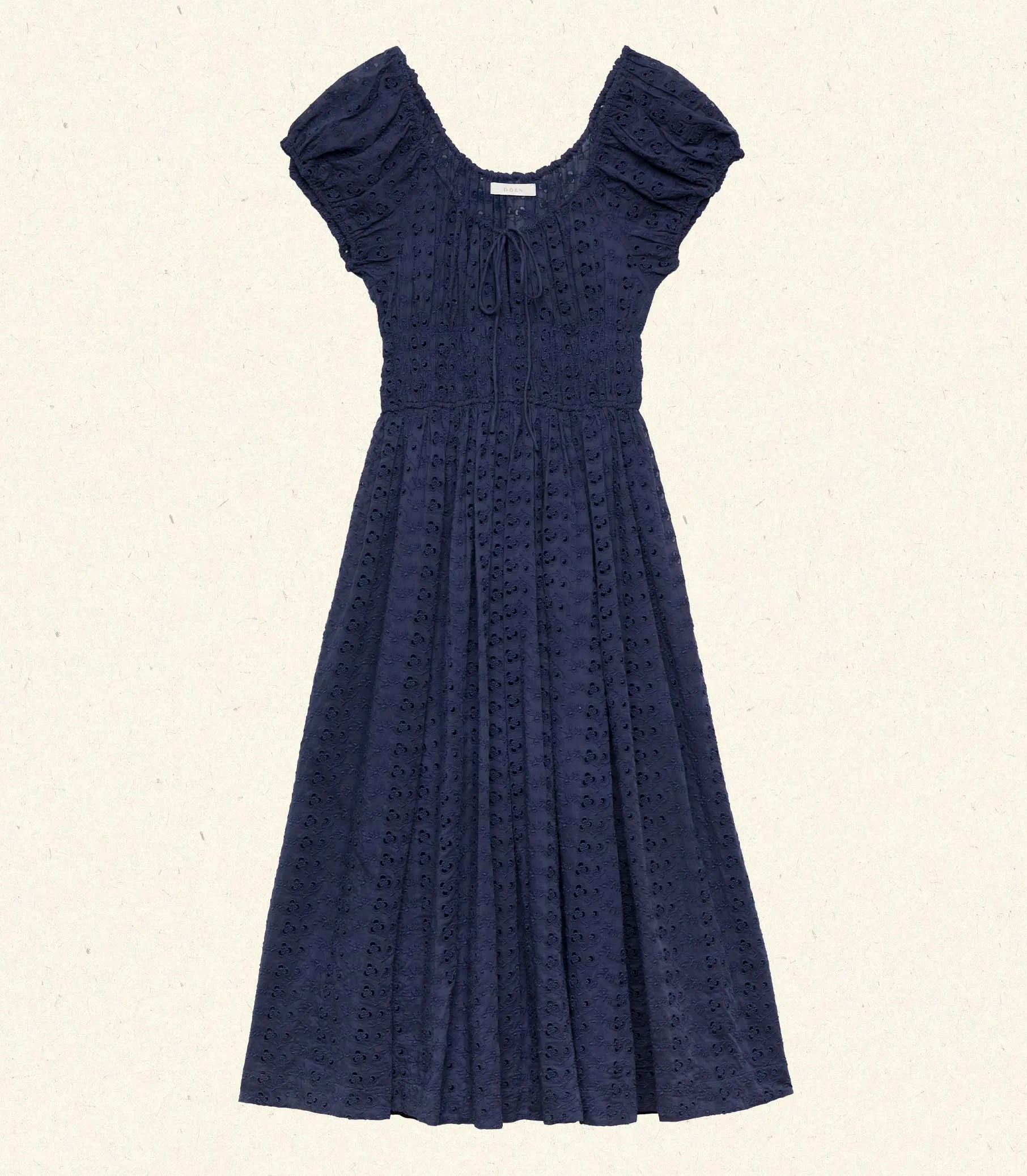 QUINN DRESS -- ADRIATIC EYELET sold by Doen product image thumbnail 4