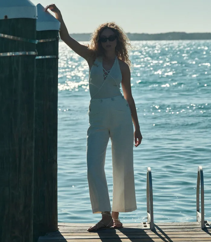 GLENNE PANT -- SALT sold by Doen