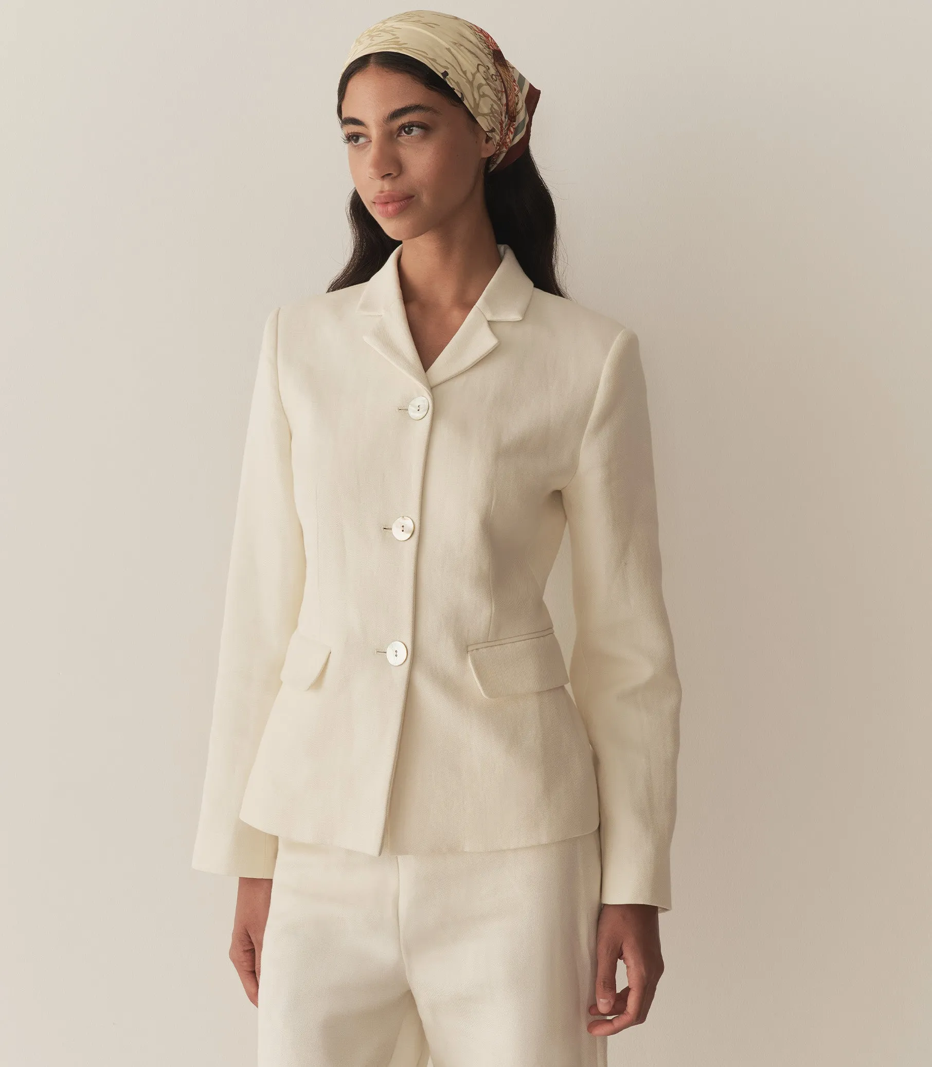 LENNON BLAZER -- SALT sold by Doen