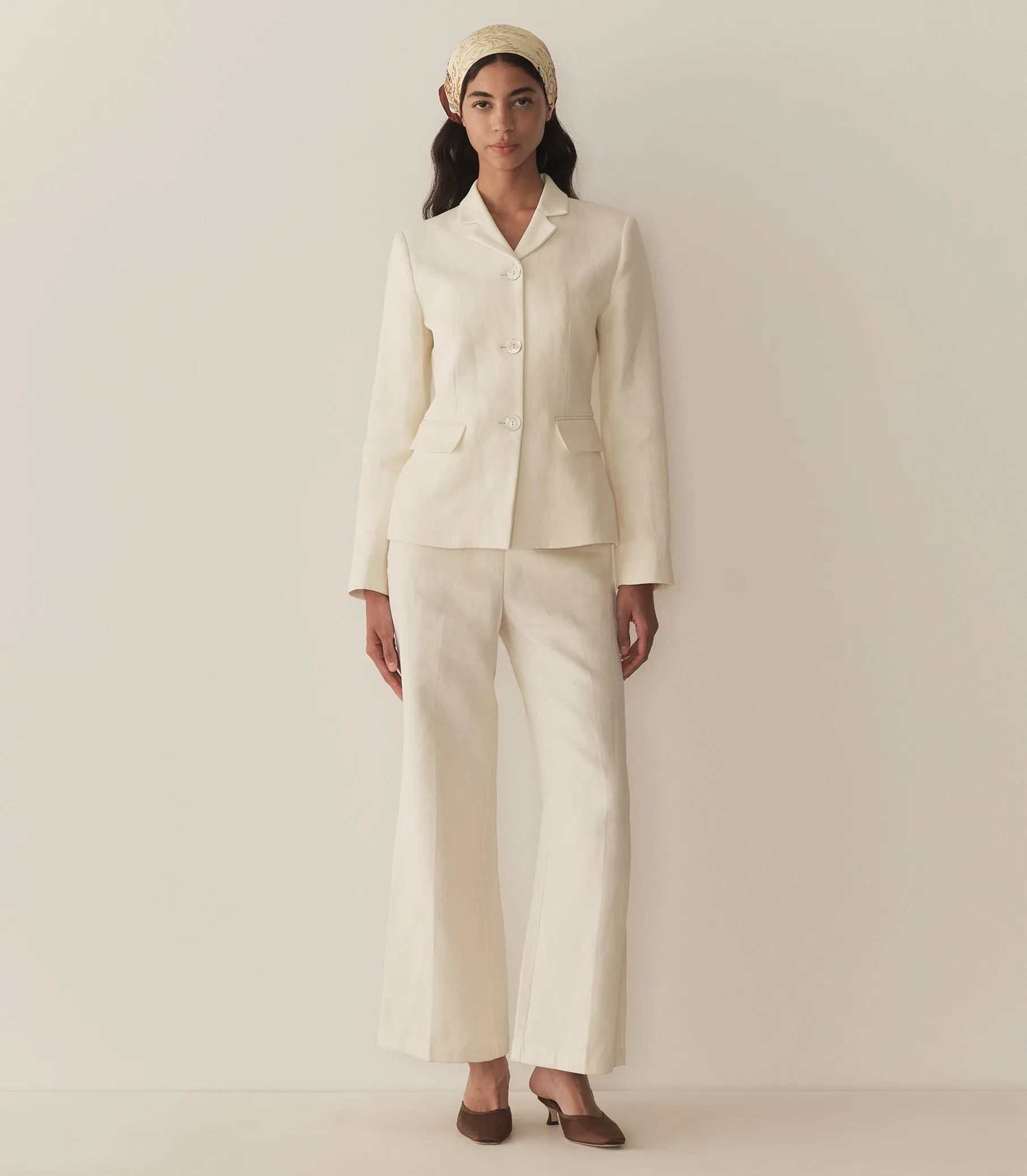 LENNON BLAZER -- SALT sold by Doen product image thumbnail 2