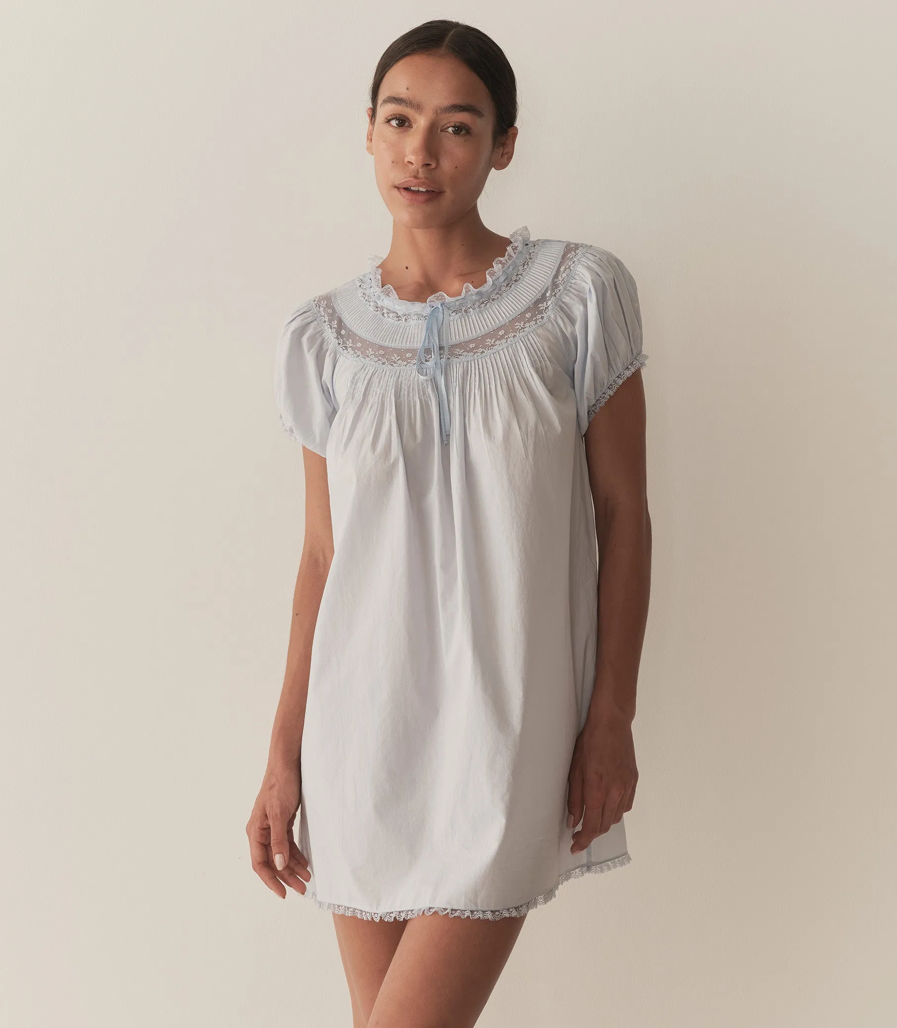 DAPHNE DRESS -- CLOUDLESS SKY sold by Doen