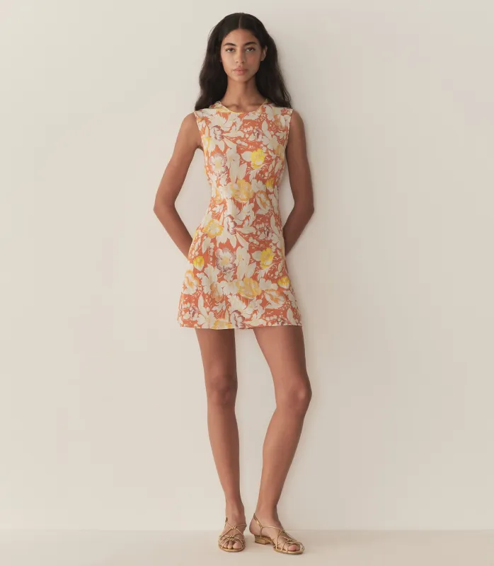 ALAMERE DRESS -- SIENNA ANEMONE BLOOM sold by Doen