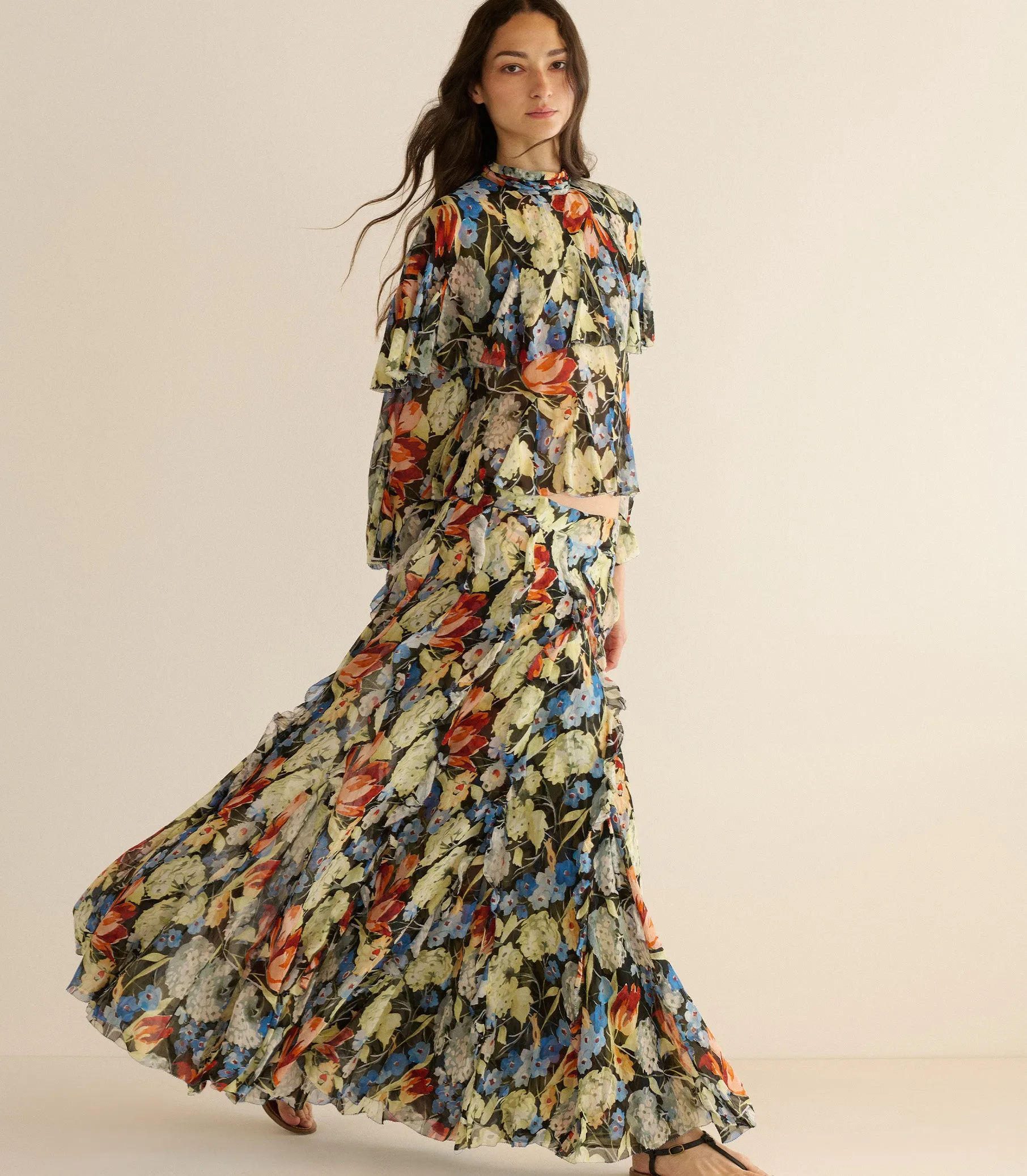 NINETTE TOP -- JARDIN DE VILLANDRY sold by Doen product image thumbnail 3