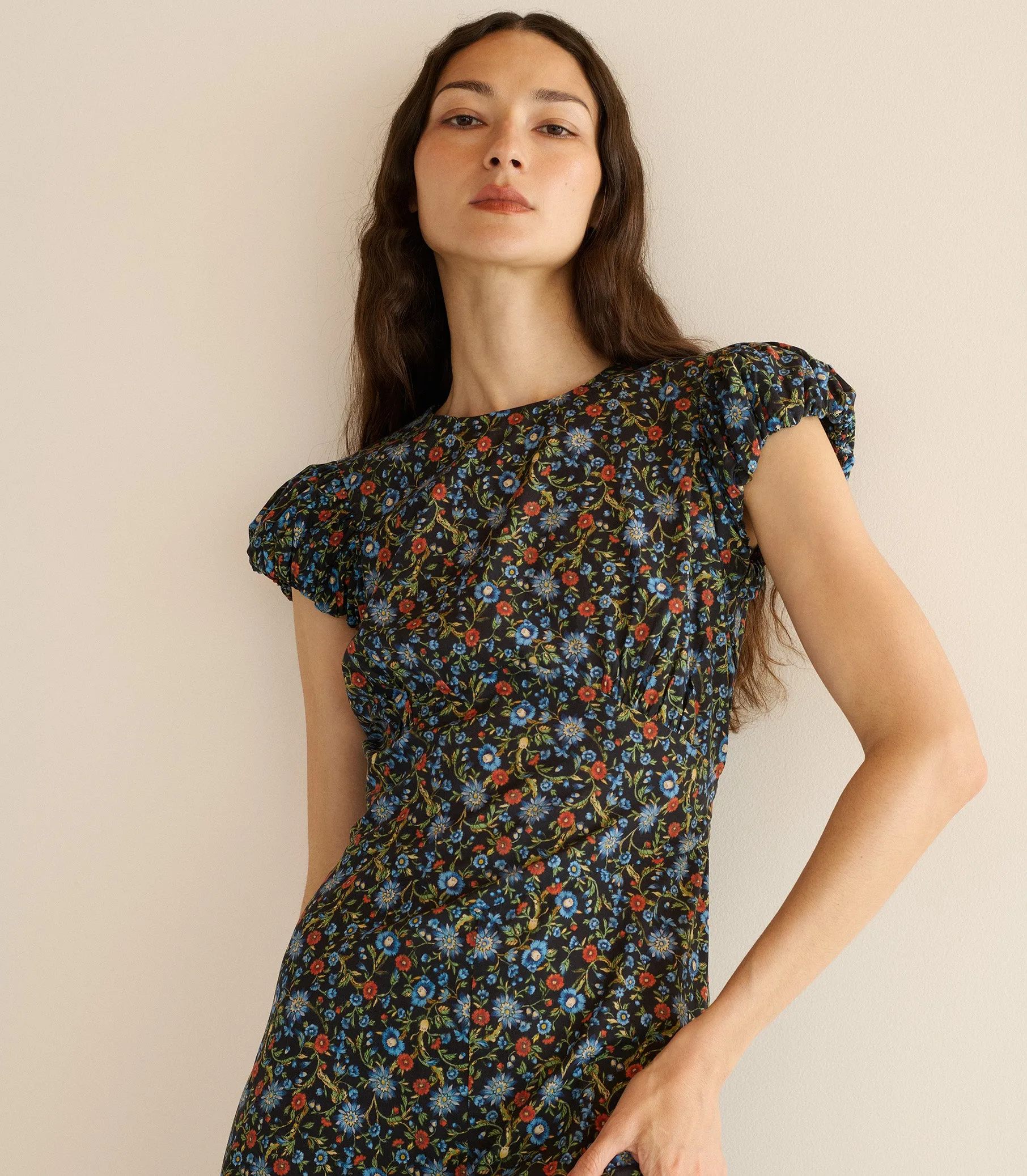 RHODIA DRESS -- NOIR PRAIRIE DE MONTAGNE sold by Doen product image thumbnail 2