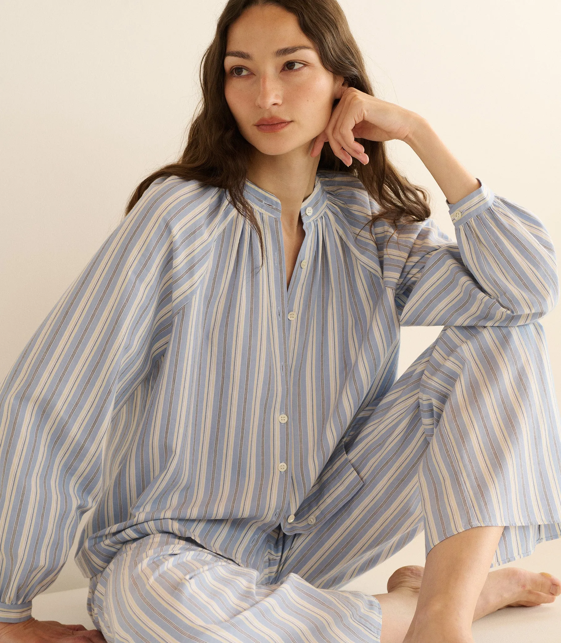 LAVONA PANT -- LOIRET STRIPE sold by Doen product image thumbnail 5
