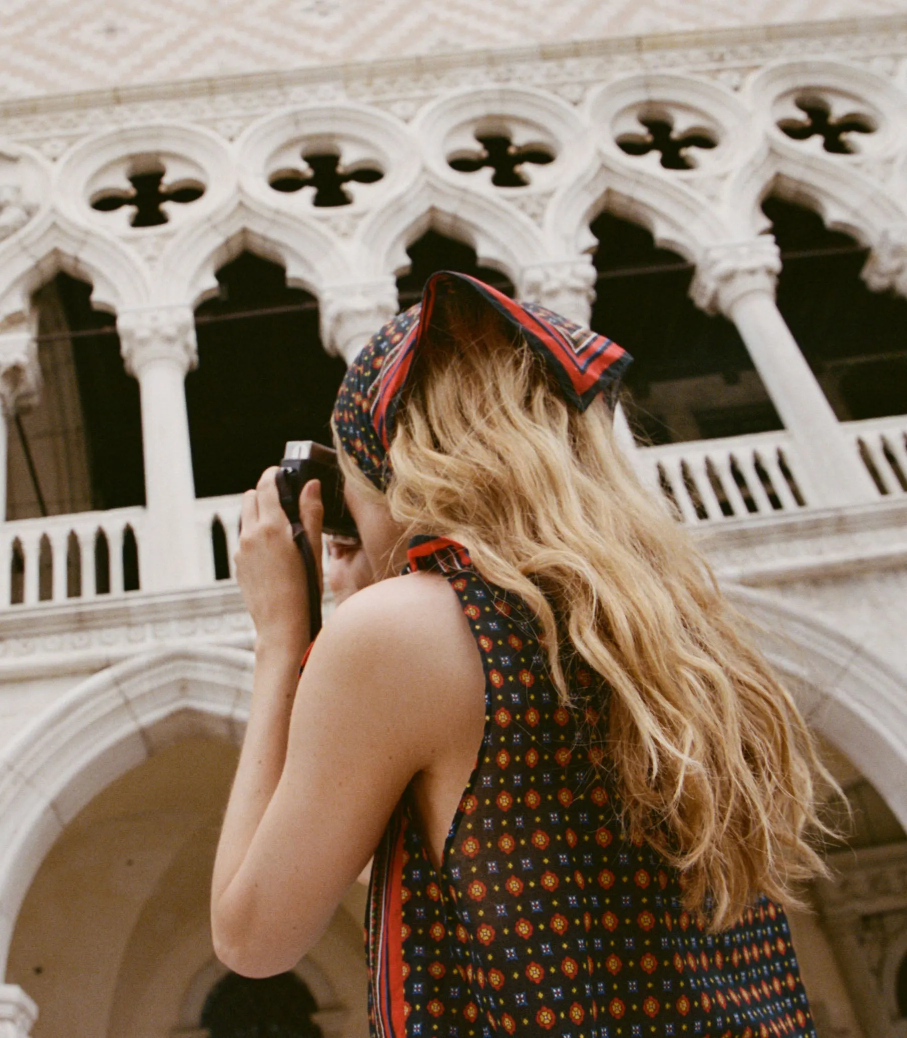 PETIT PENNY BANDANA -- NOIR MONTMARTRE FOULARD sold by Doen product image thumbnail 3