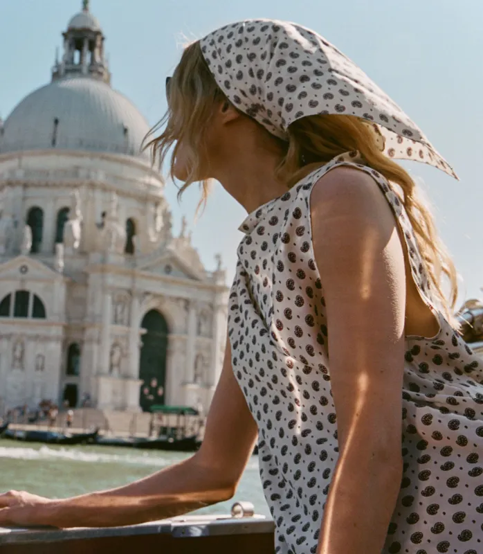 PETIT PENNY BANDANA -- FRANCOISE FOULARD sold by Doen