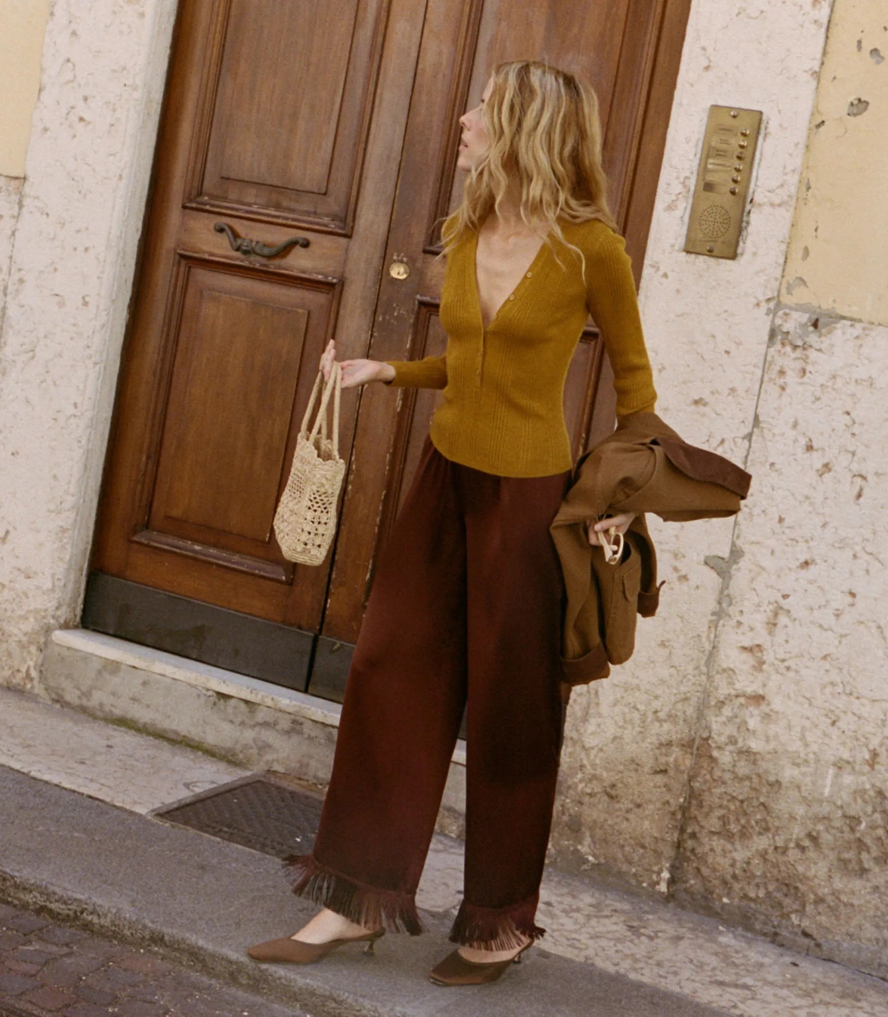 ALBANIE TOP -- YELLOW THISTLE sold by Doen product image thumbnail 4