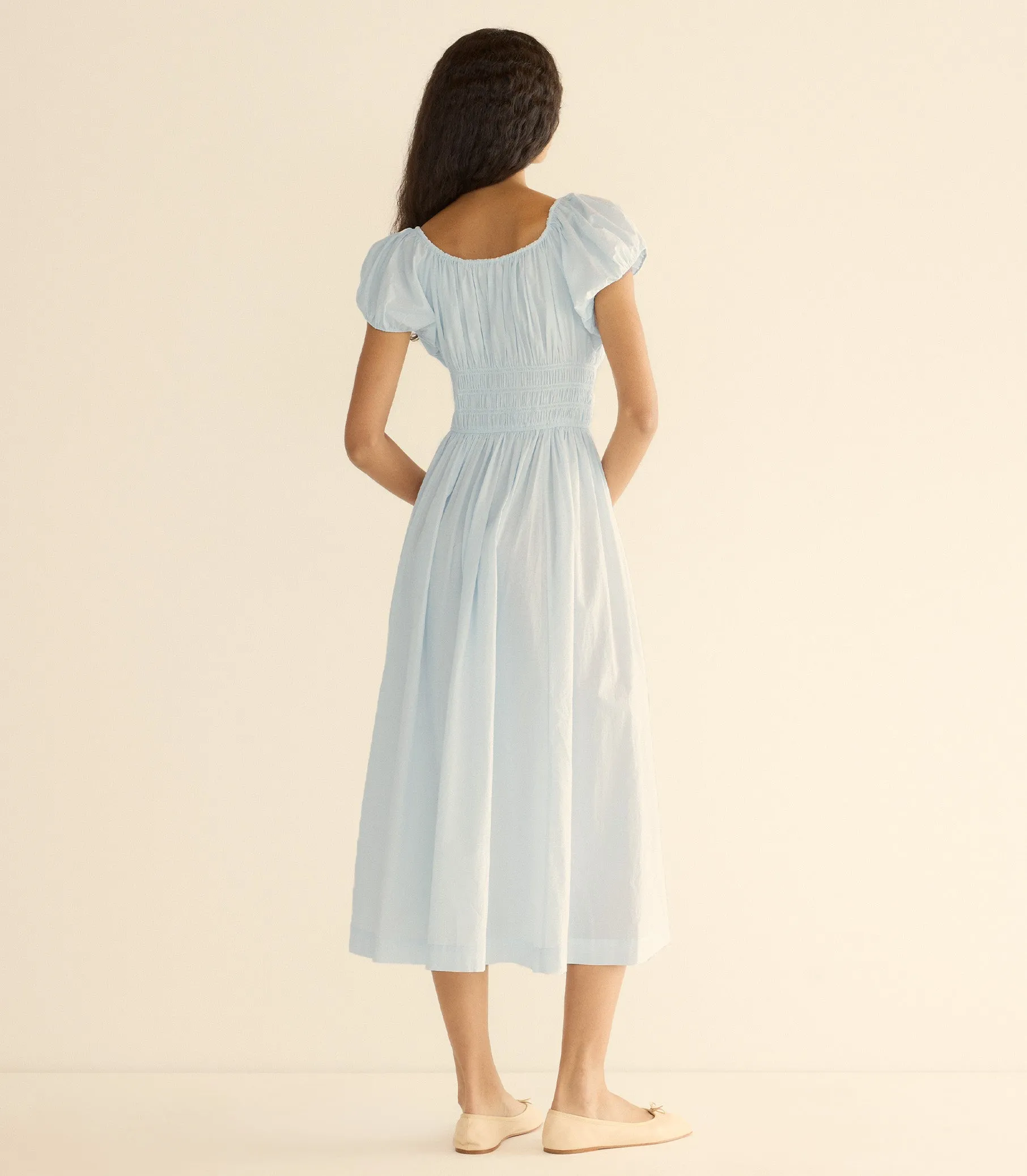 QUINN DRESS -- ALICE BLUE sold by Doen product image thumbnail 4