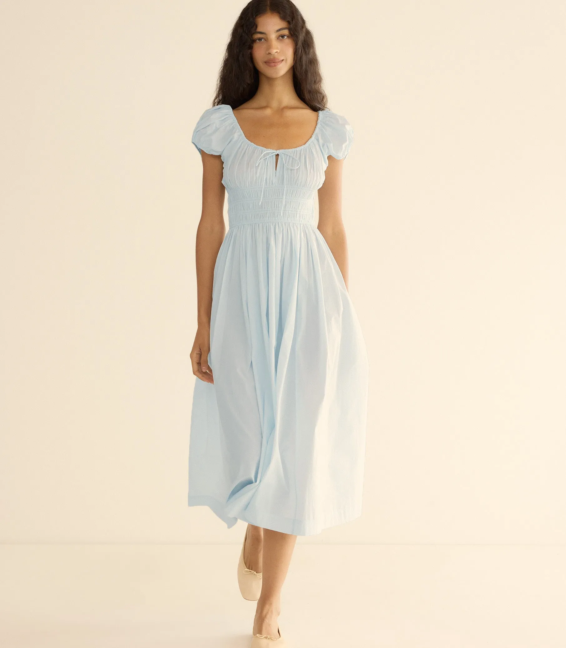 QUINN DRESS -- ALICE BLUE sold by Doen product image thumbnail 3