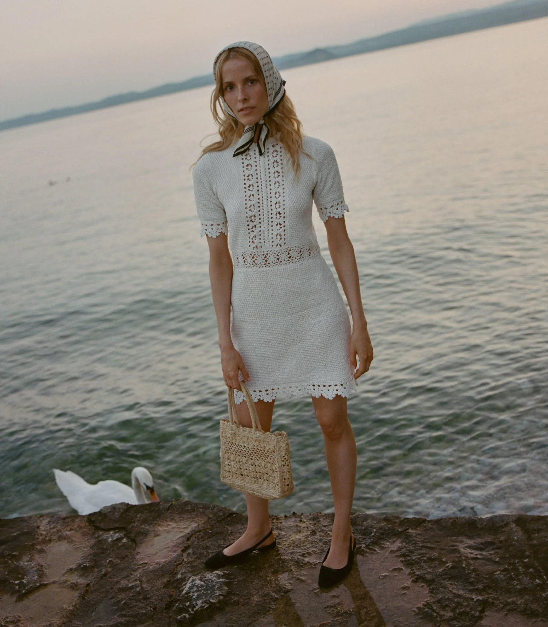 BATHILDE DRESS -- PEARL sold by Doen