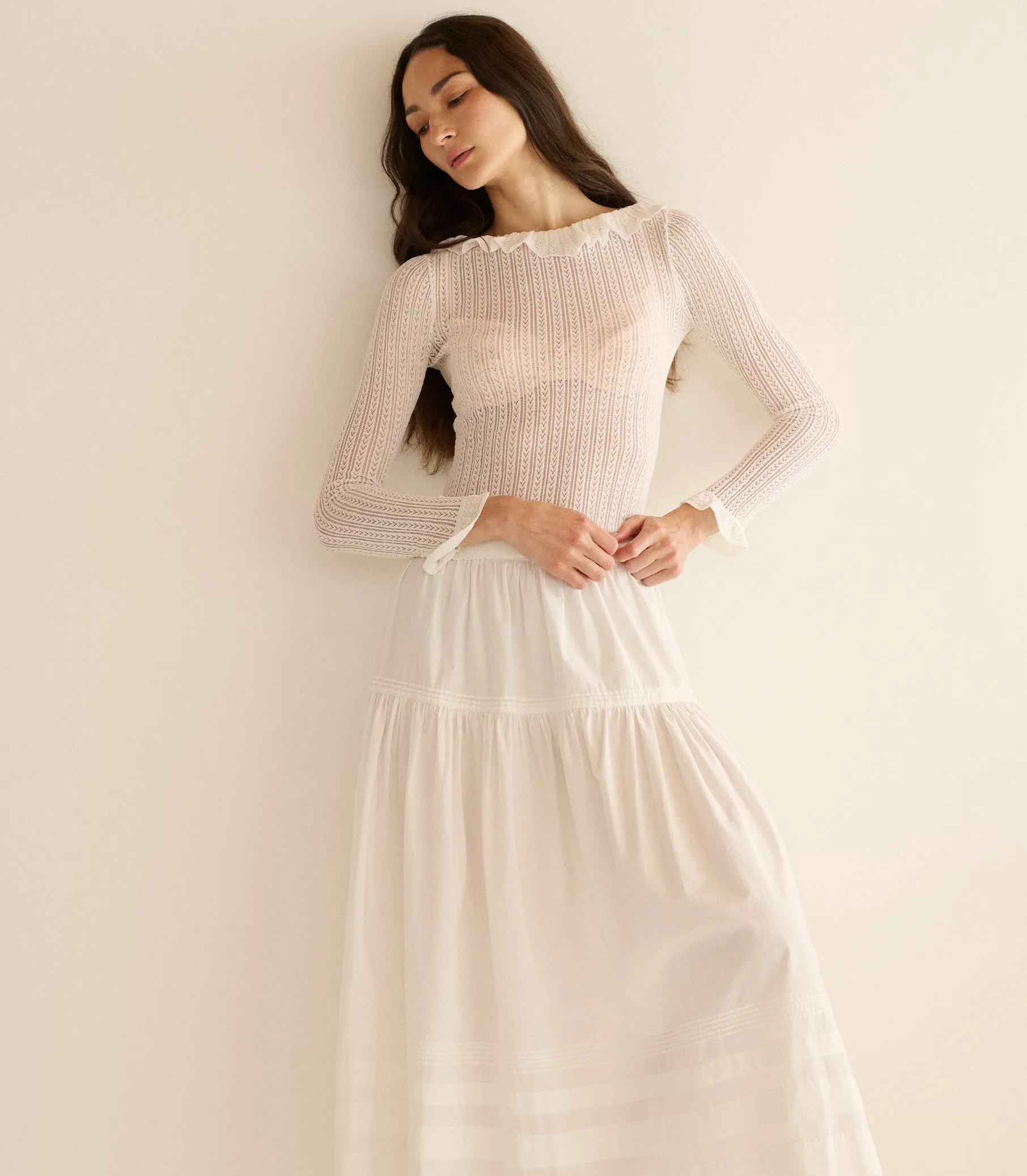 MARIETTA TOP -- SALT sold by Doen product image thumbnail 2