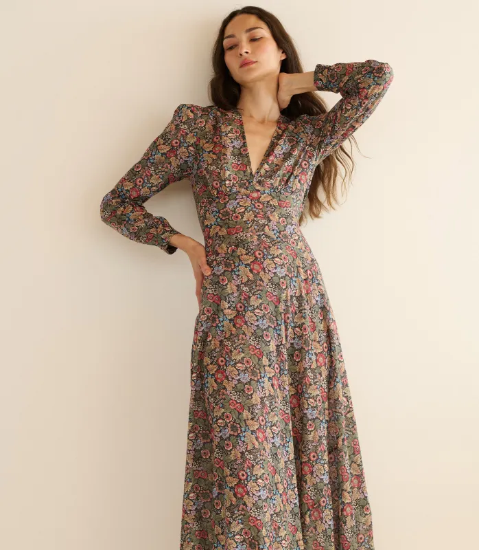 CHARLESTON DRESS -- WILDBERRY THICKET sold by Doen