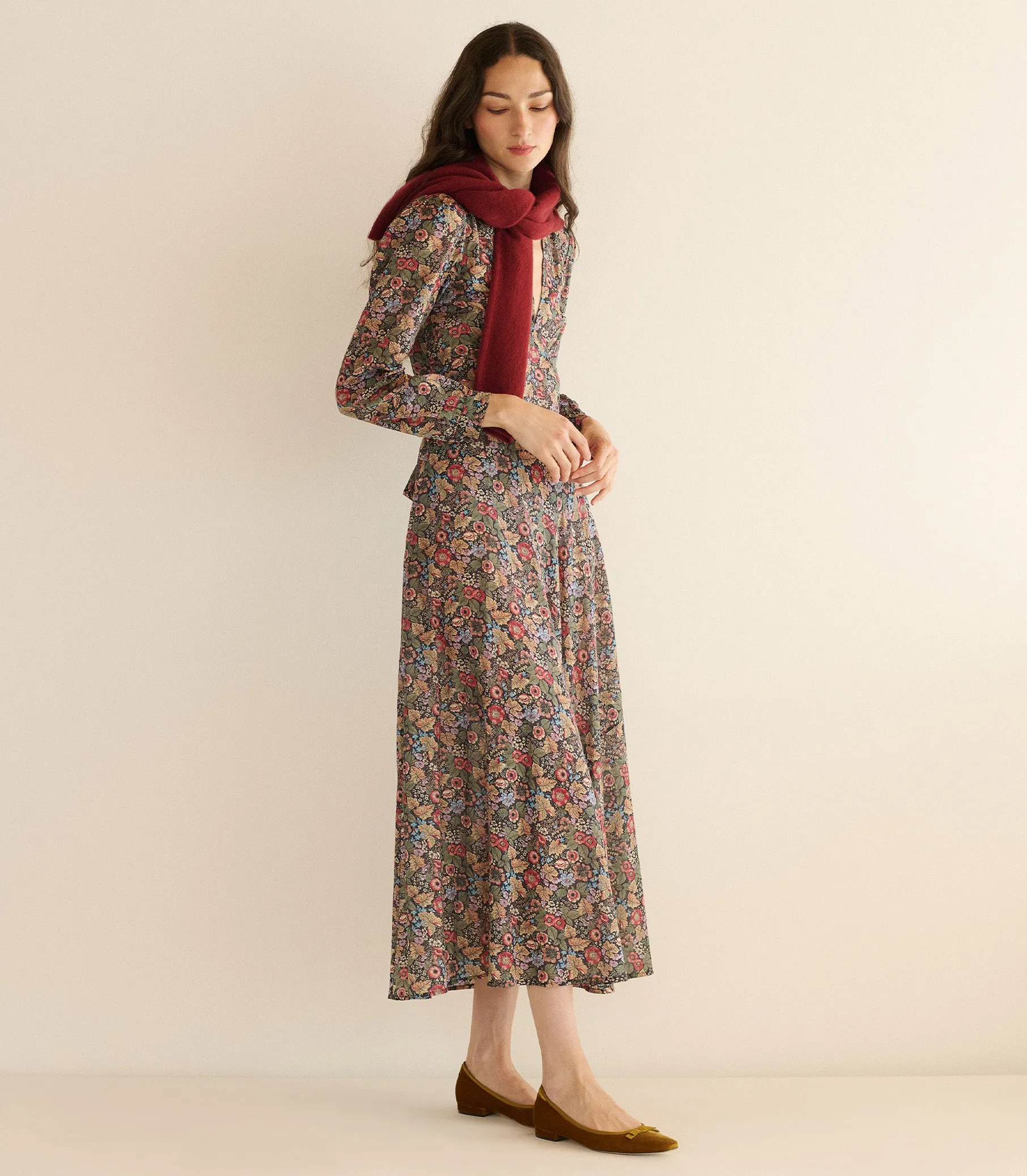 CHARLESTON DRESS -- WILDBERRY THICKET sold by Doen product image thumbnail 3
