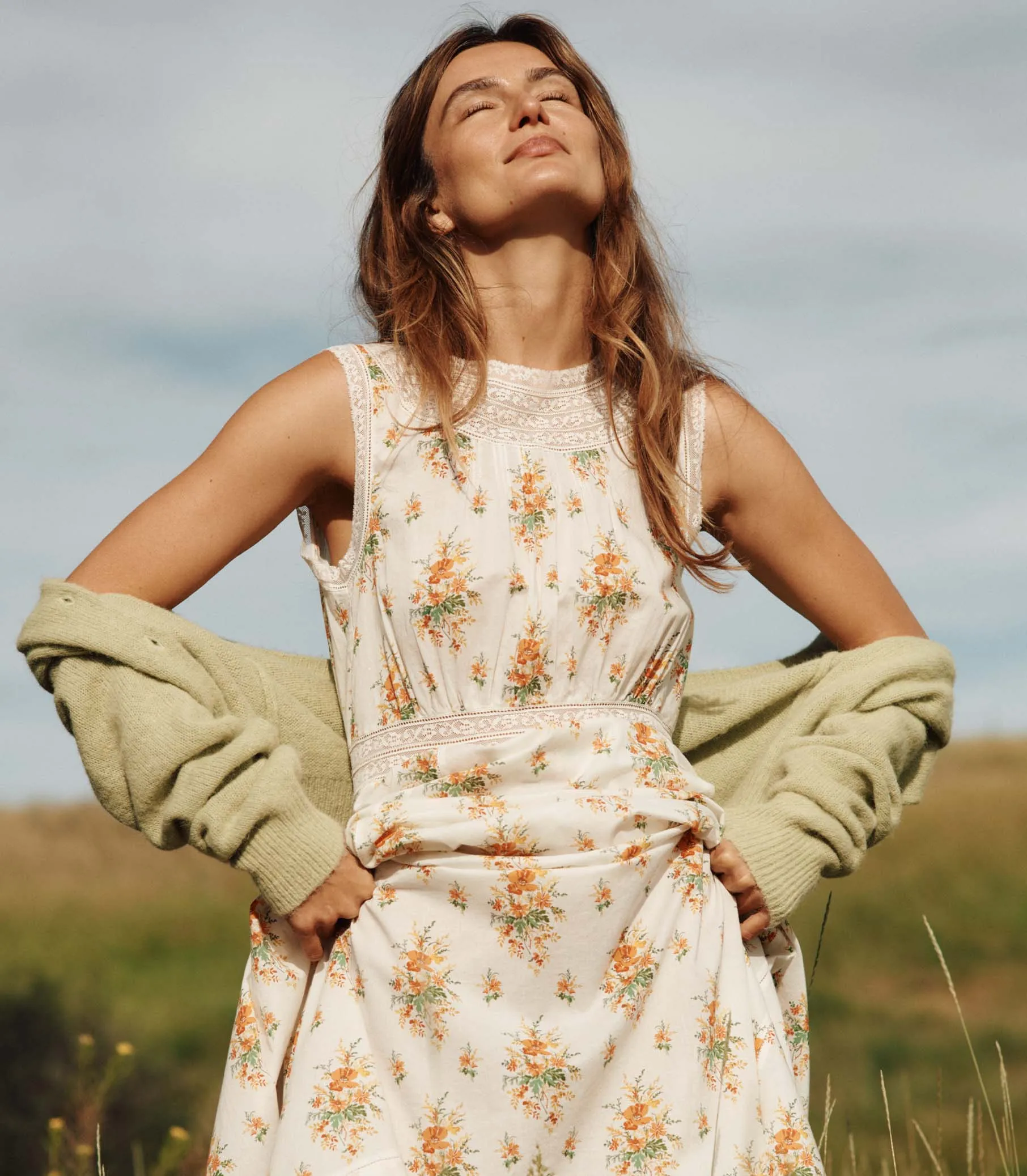 LILIANE DRESS -- PETIT BOUQUET DE CHAMONIX sold by Doen