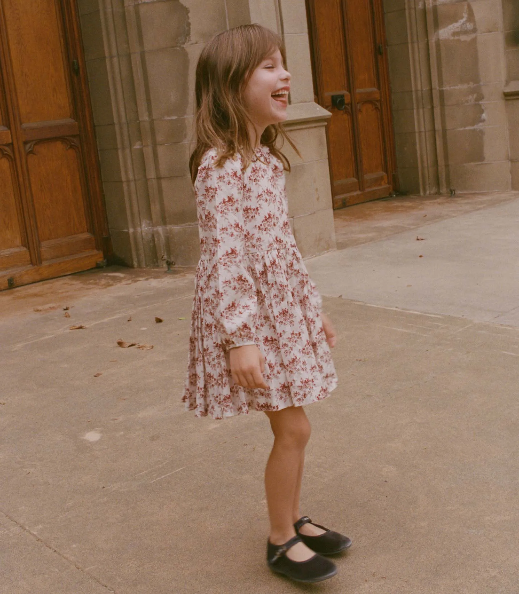 DARA DRESS -- IVORY ROSIER FLORAL sold by Doen