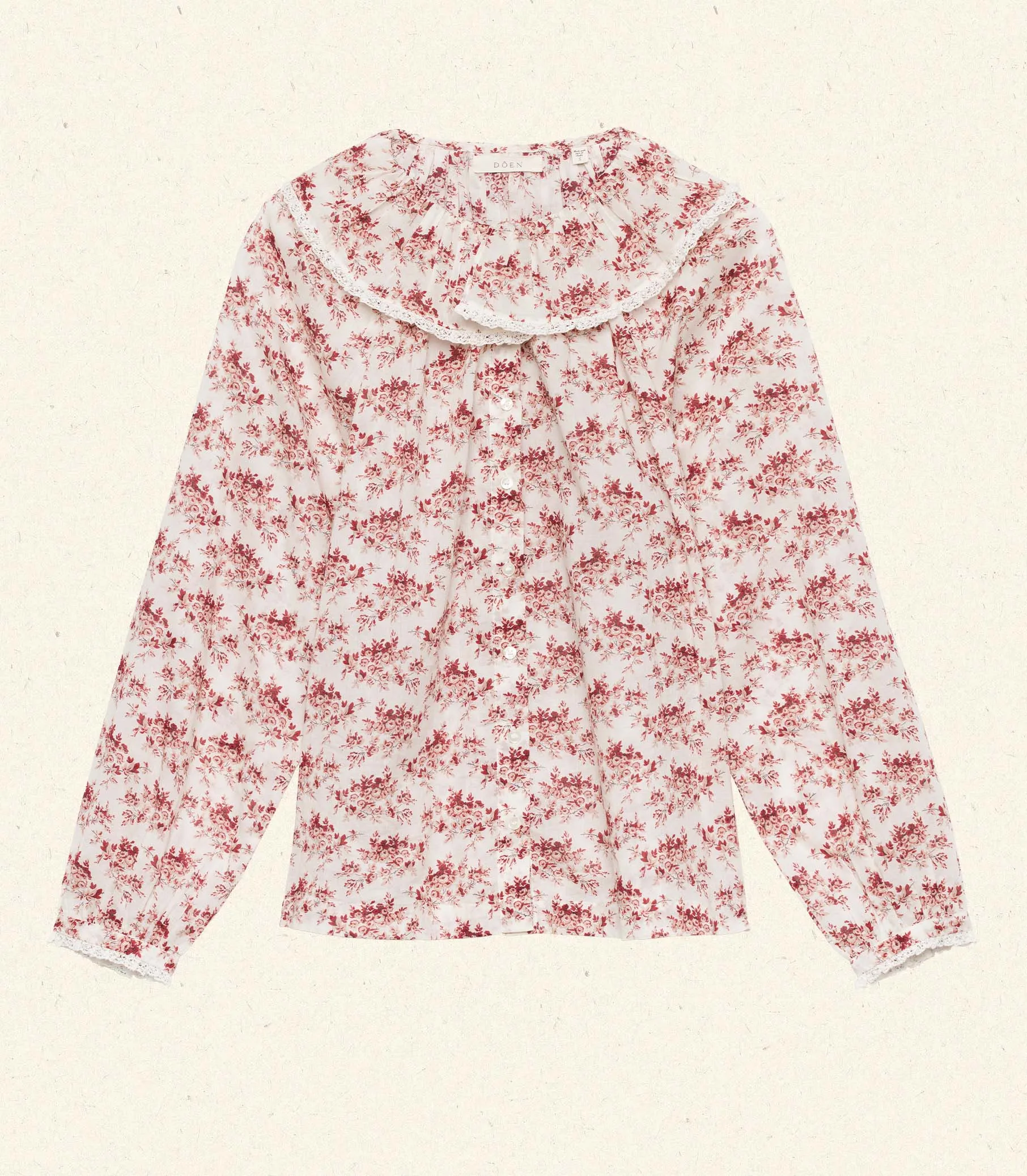 JEAN TOP -- IVORY ROSIER FLORAL sold by Doen product image thumbnail 5