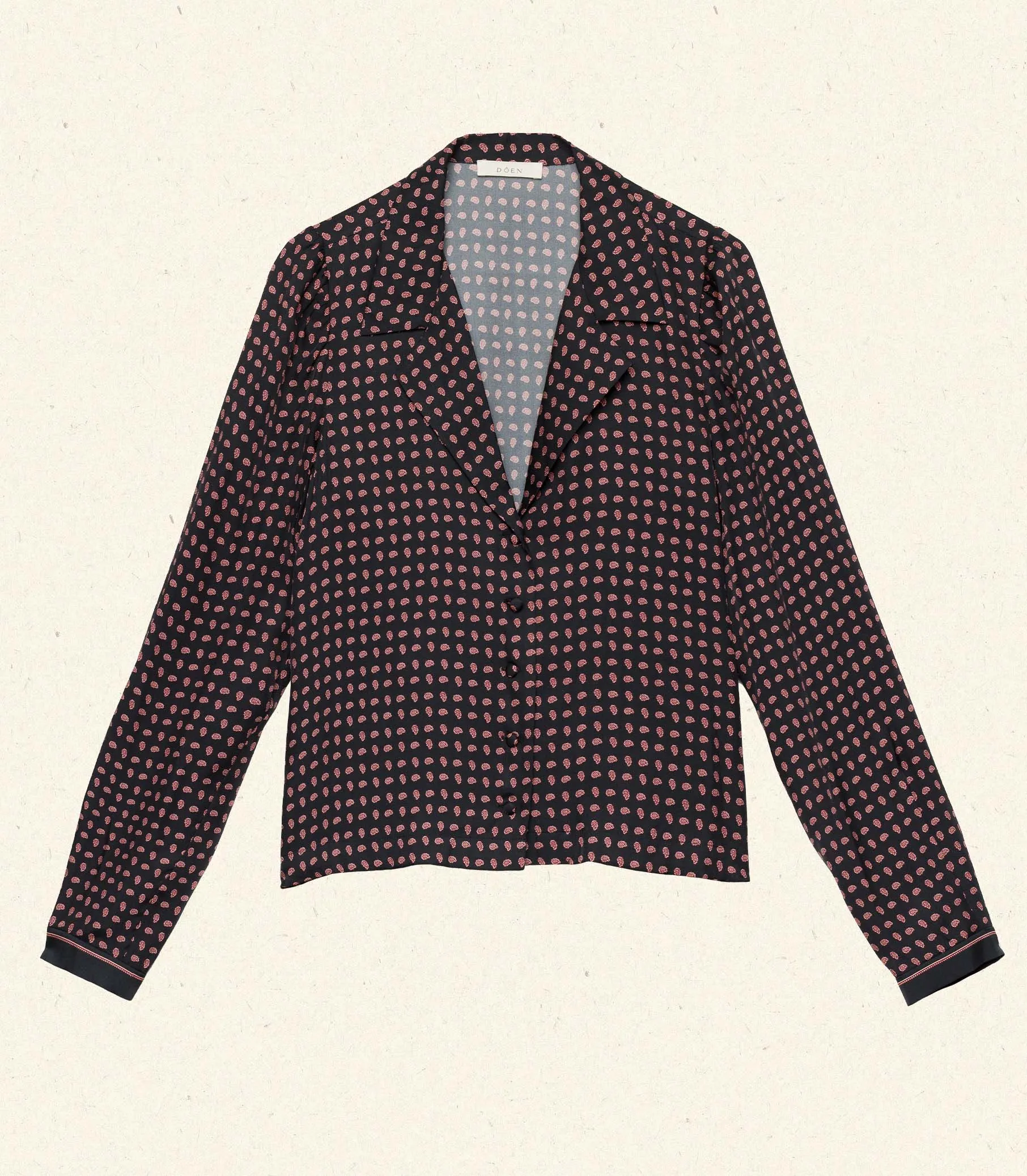 JULIANA TOP -- CARDINALE FOULARD sold by Doen product image thumbnail 5