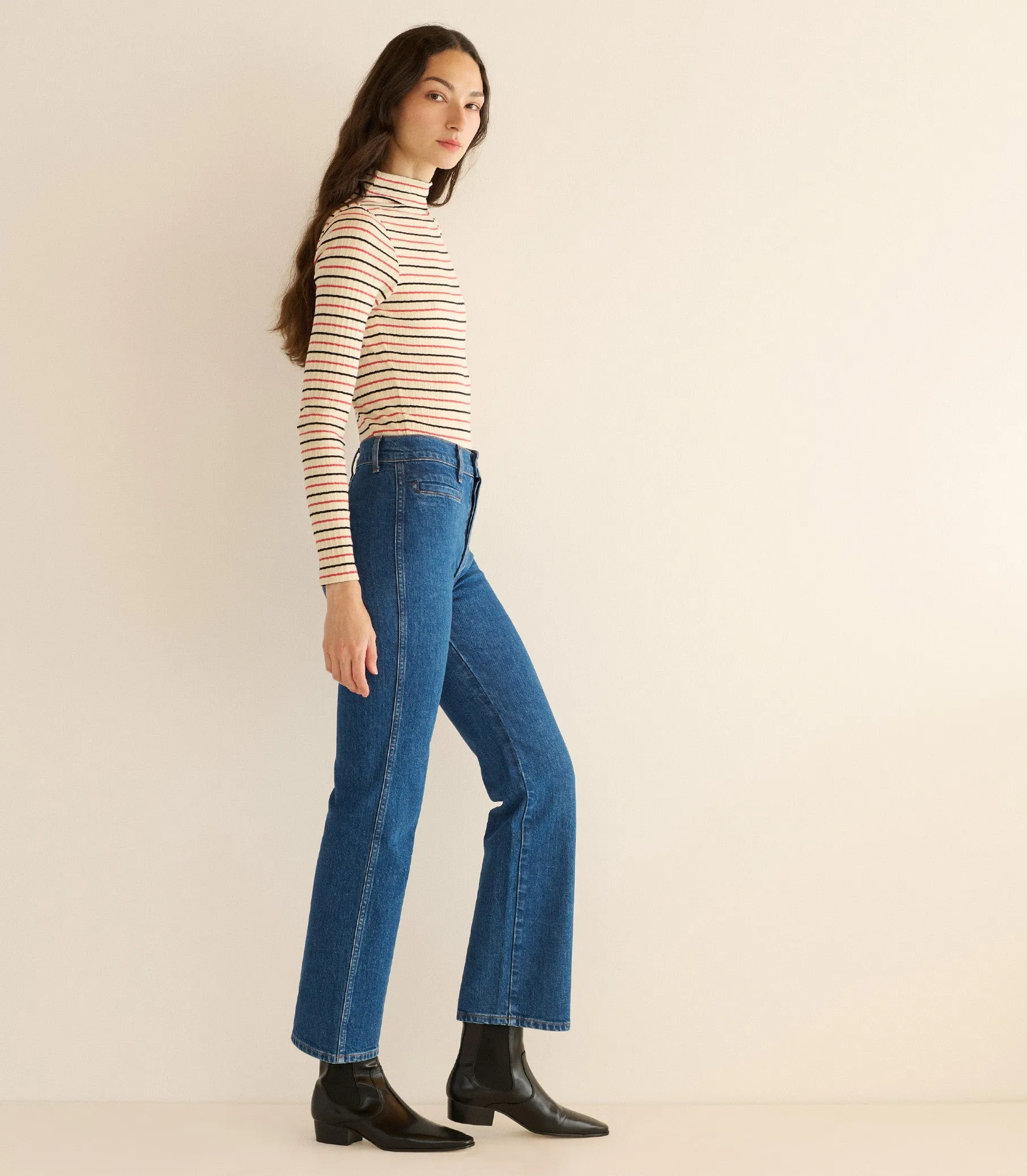 GINEVRA TEE -- RIVIERA STRIPE sold by Doen product image thumbnail 4