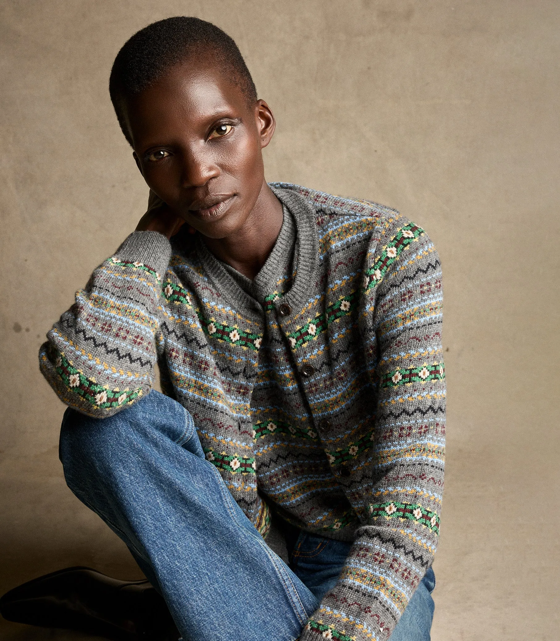 FAUSTINE CARDIGAN -- DASHWOOD FAIR ISLE sold by Doen product image thumbnail 3