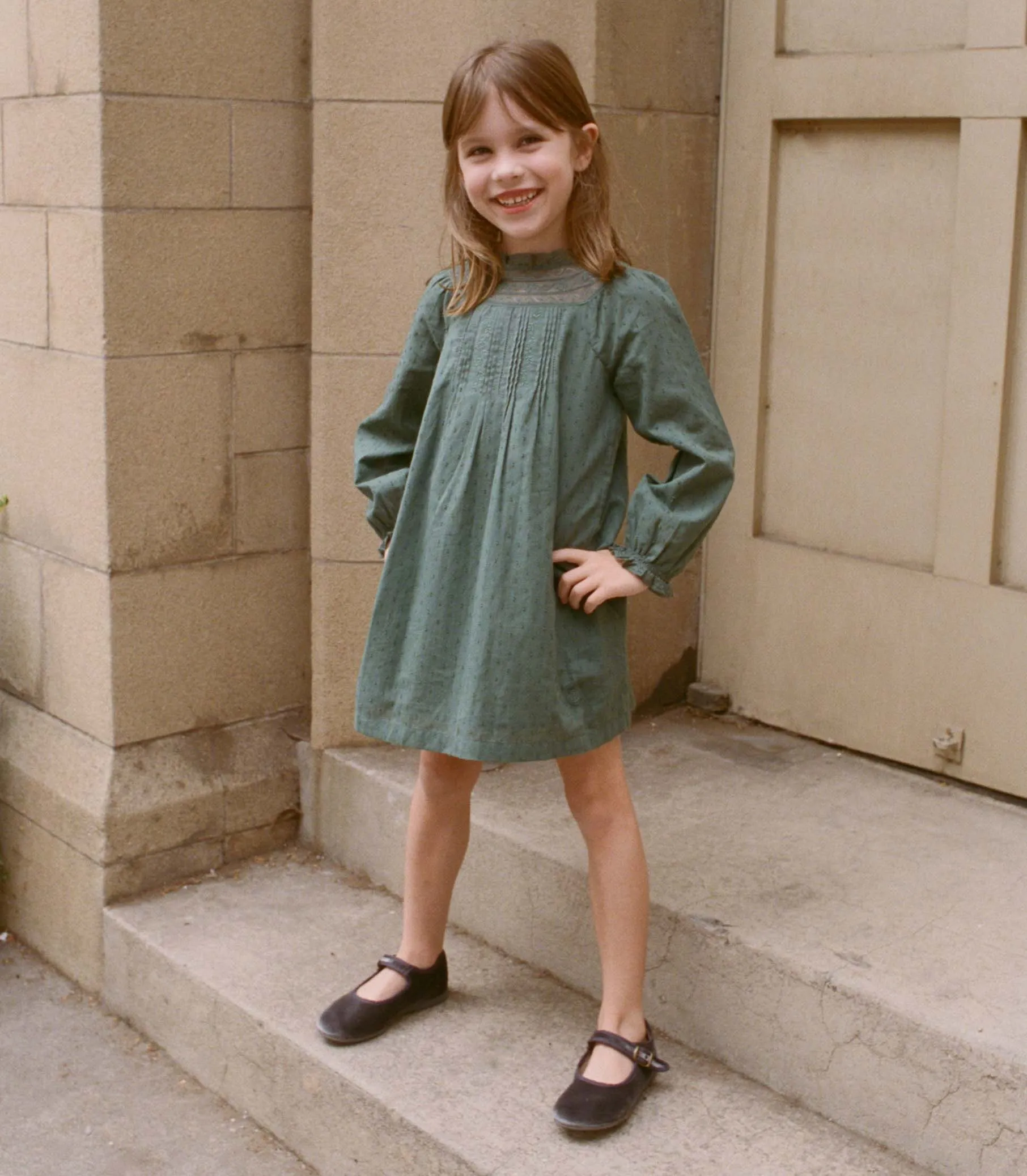 LILIA DRESS -- DUSTY PINE sold by Doen product image thumbnail 4