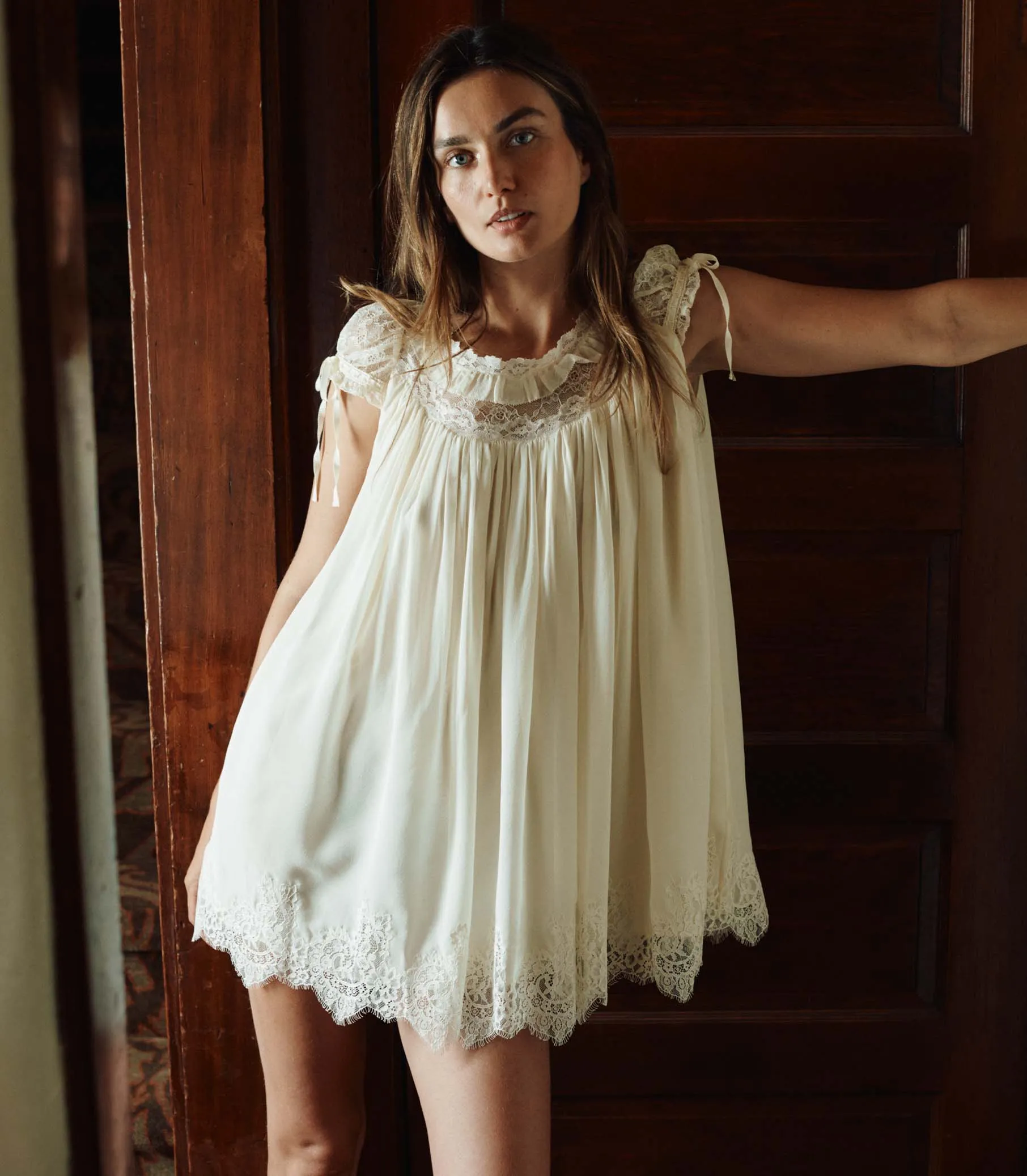 GENEVIEVE DRESS -- VANILLE sold by Doen product image thumbnail 2