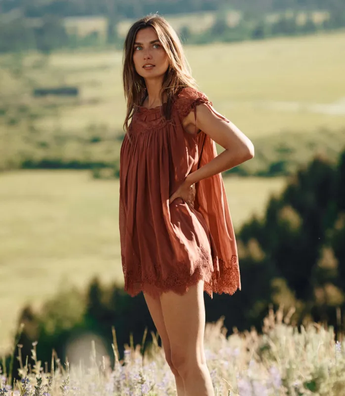 GENEVIEVE DRESS -- VIEUX ROSE sold by Doen