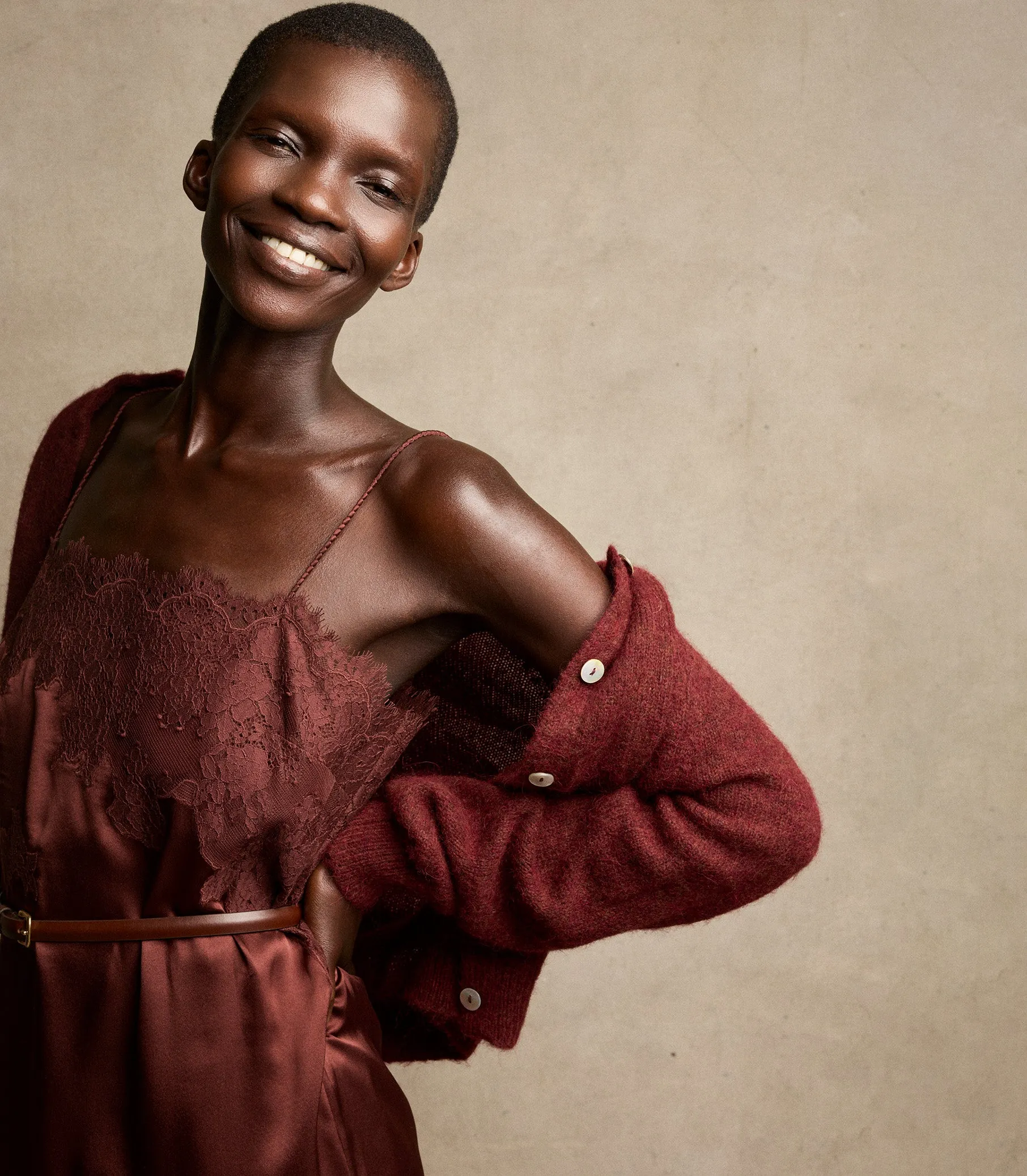 ELVINA DRESS -- CAFE BRUN sold by Doen product image thumbnail 3