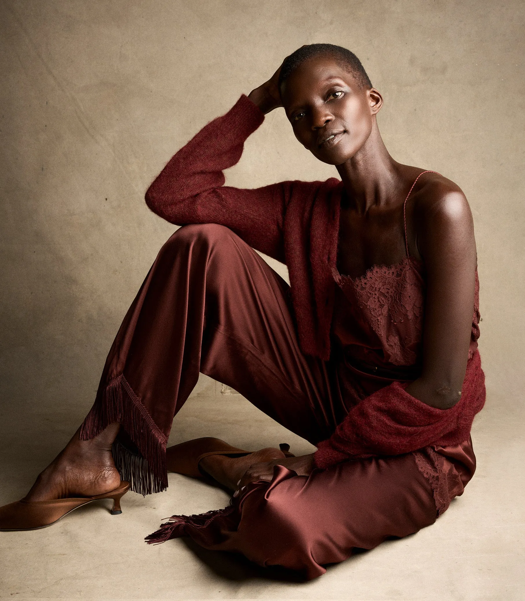 ELVINA DRESS -- CAFE BRUN sold by Doen product image thumbnail 4