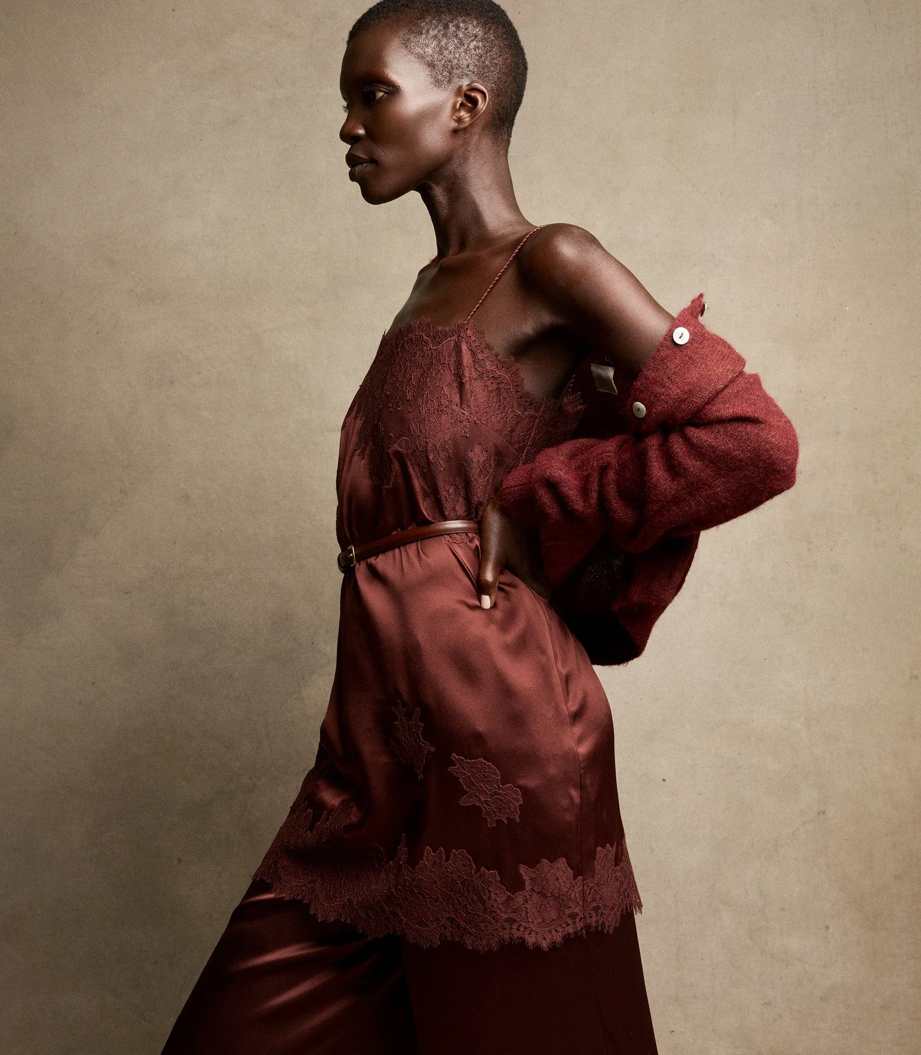 ELVINA DRESS -- CAFE BRUN sold by Doen product image thumbnail 2