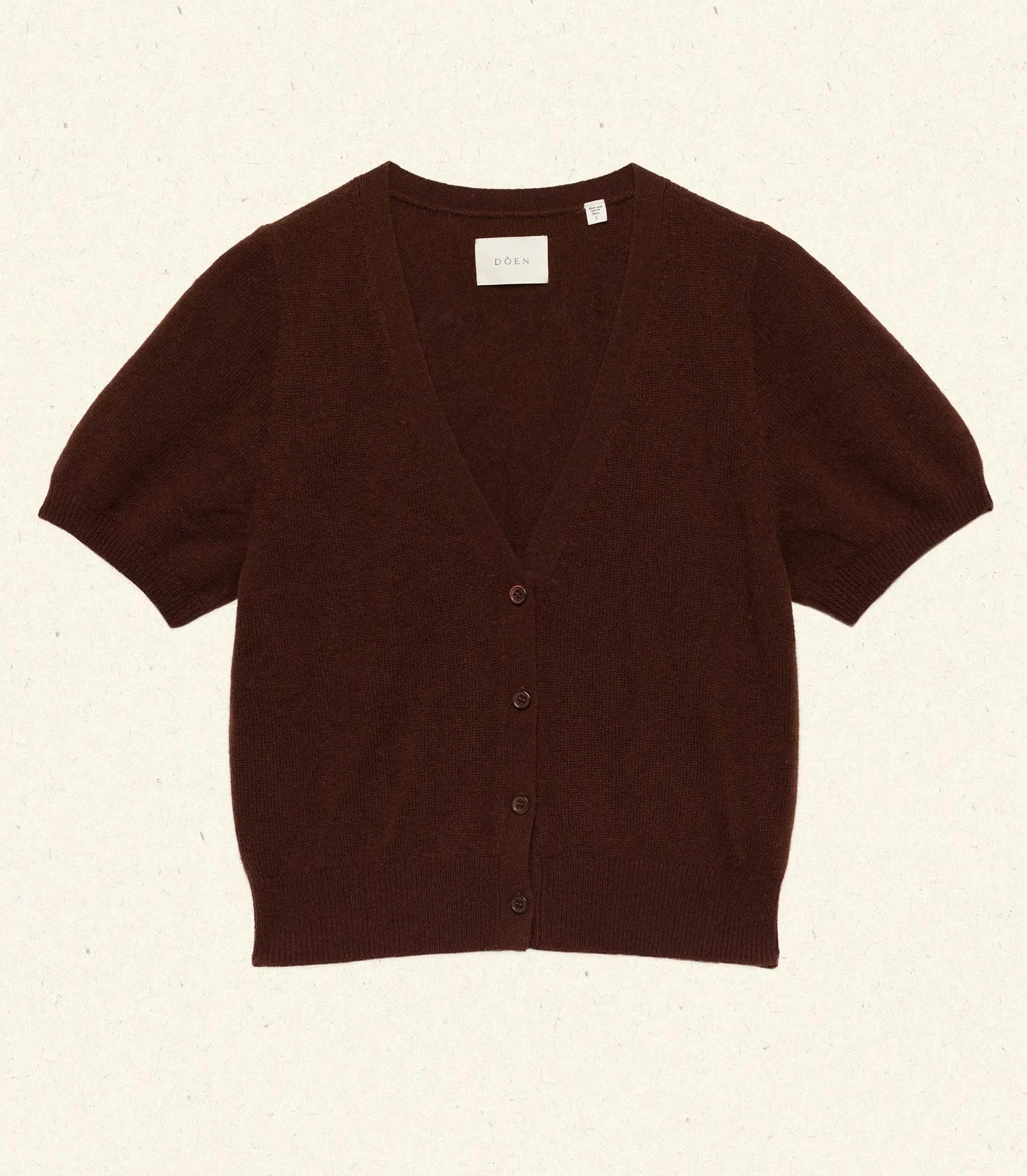 ARELLA CASHMERE CARDIGAN -- DARK UMBER sold by Doen product image thumbnail 5