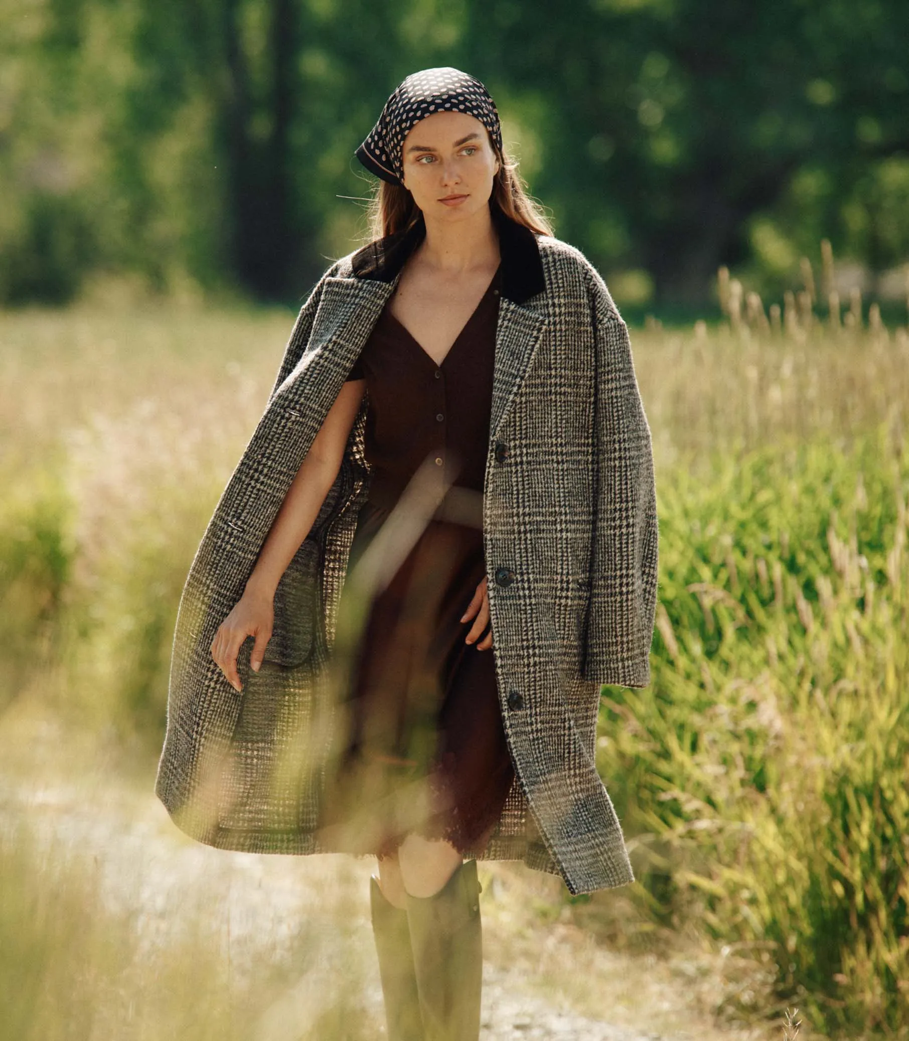 ARELLA CASHMERE CARDIGAN -- DARK UMBER sold by Doen product image thumbnail 4