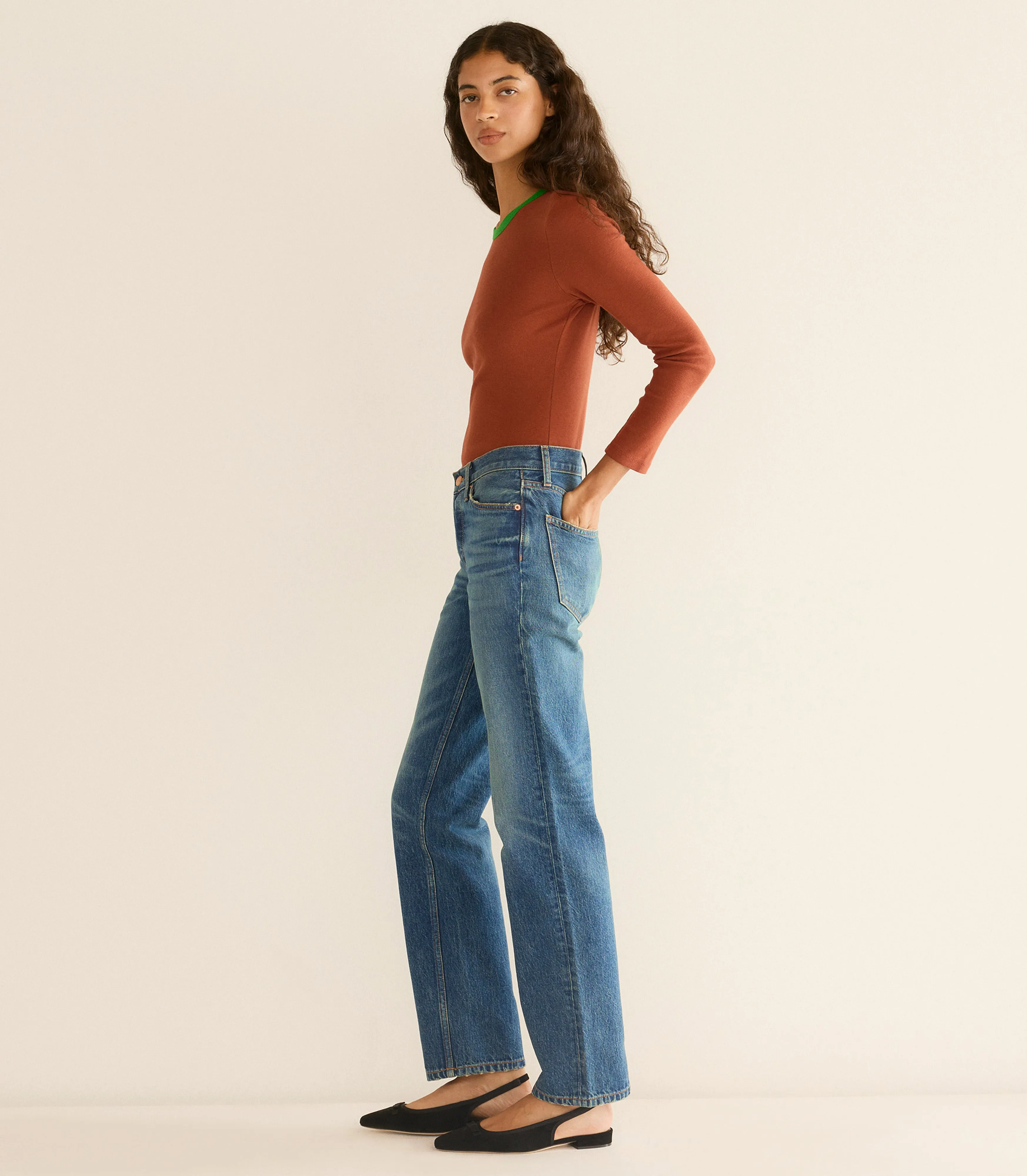 ANNIE TEE -- RED OAK sold by Doen product image thumbnail 3