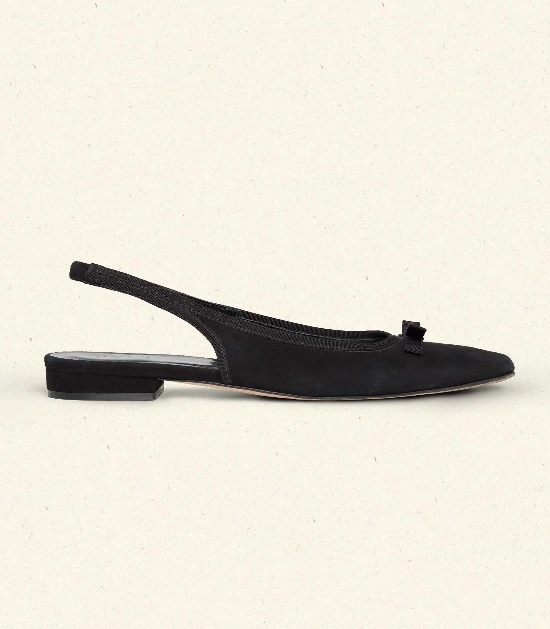 COSSIMA SLINGBACK -- BLACK SUEDE sold by Doen product image thumbnail 4