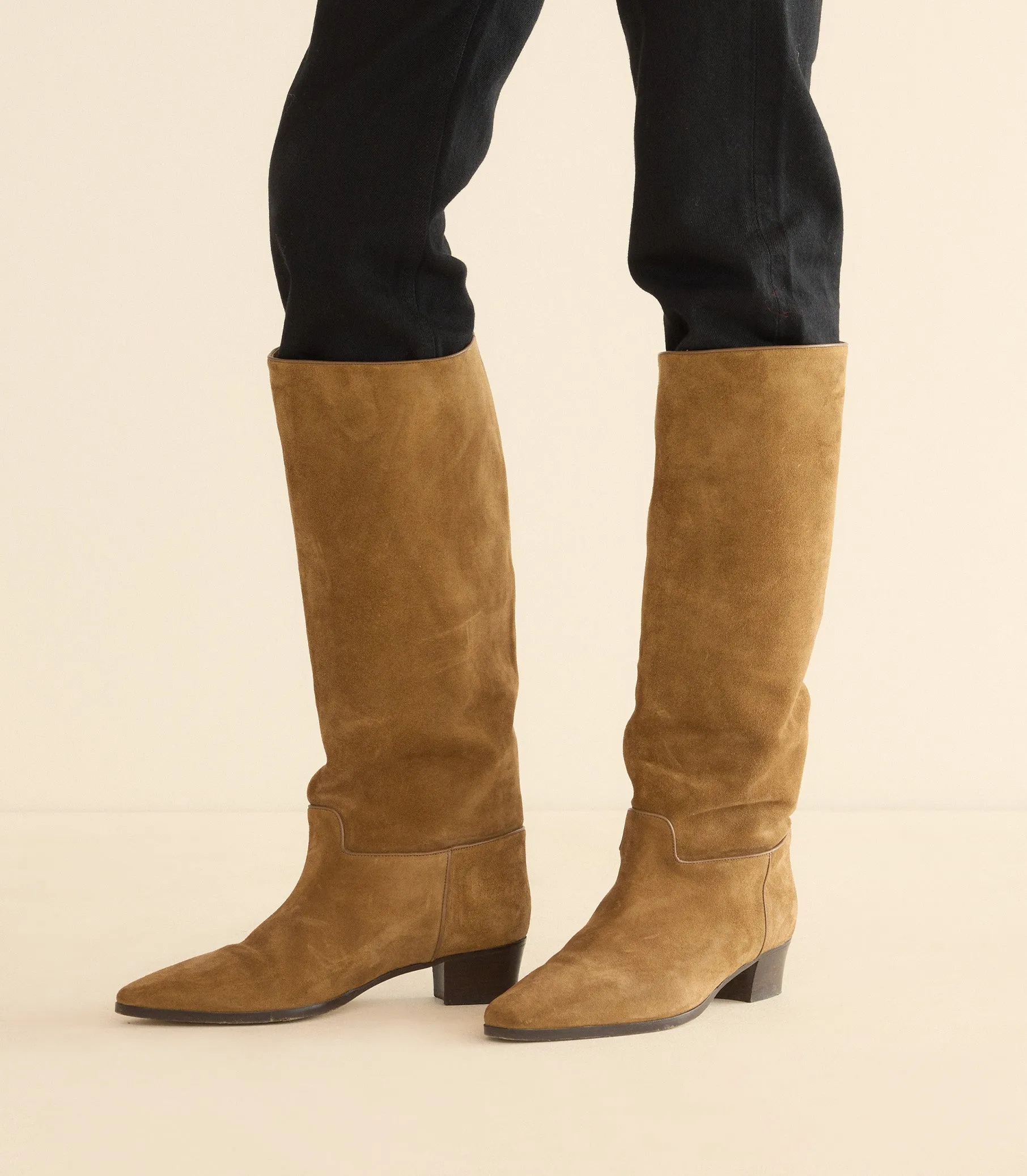 RIVIERA BOOT -- TOBACCO SUEDE sold by Doen product image thumbnail 3