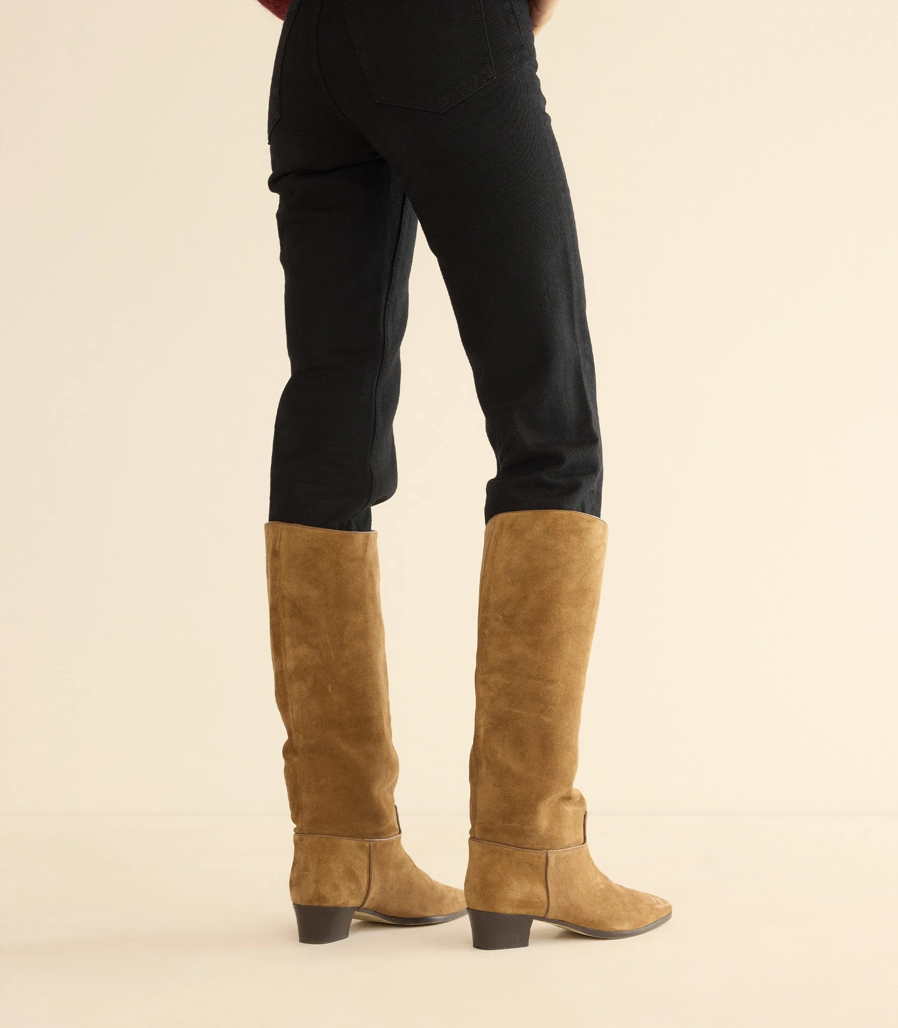 RIVIERA BOOT -- TOBACCO SUEDE sold by Doen product image thumbnail 5