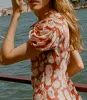 ALNA DRESS -- ROUGE FLEURS D'ANEMONE sold by Doen